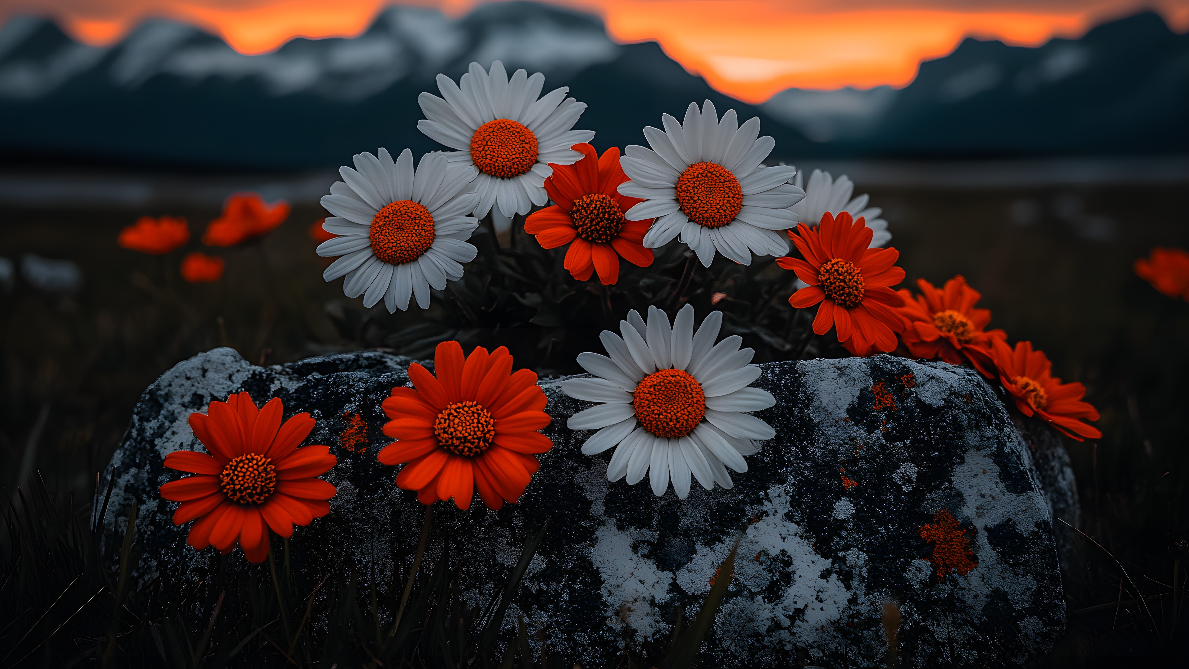 Flower, Petal, Flowering plant, Daisy family, Wildflower, Evening, Forb, Macro photography, Pollen, Still life photography, Sunrise, Sunset, Dusk