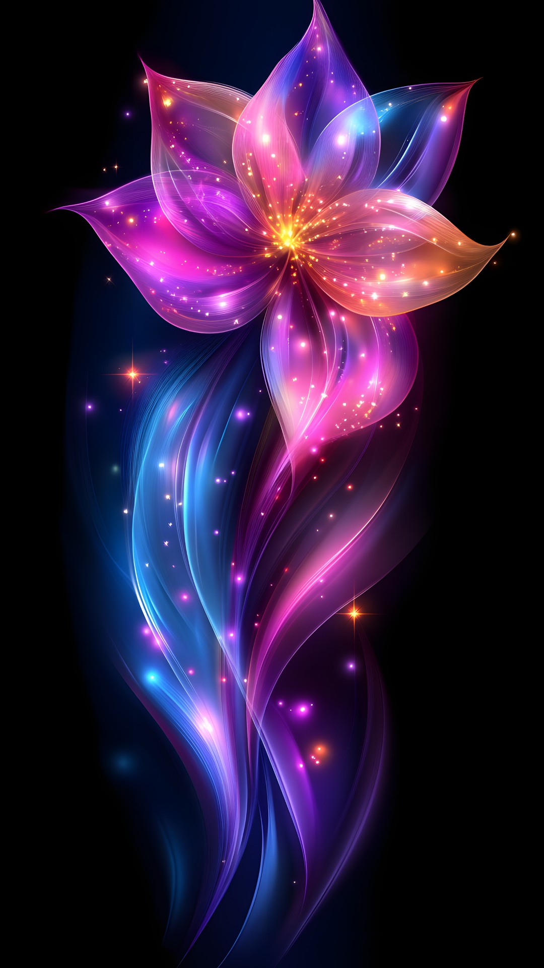 Flower, Petal, Pink, Purple, Fractal art, Graphics, Graphic design, Still life photography, Lilies