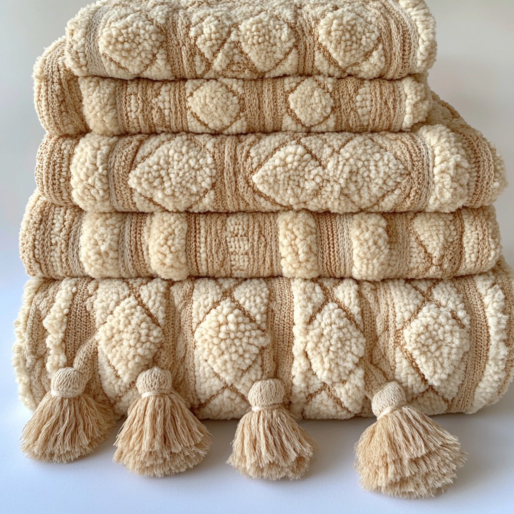 Textile, Woolen, Wool, Creative arts, Craft, Natural material, Pattern, Linens, Knitting, Yarn, Blanket, Stitch, Crochet