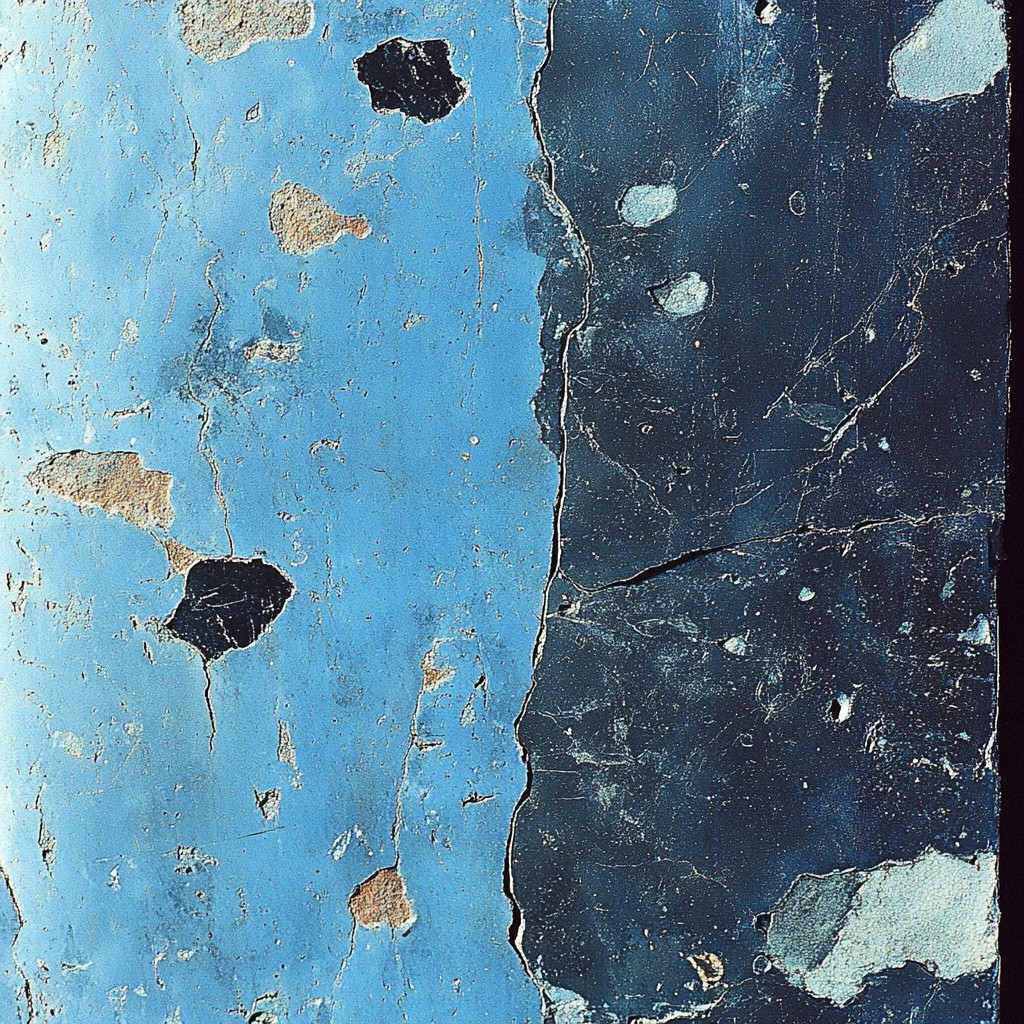 Blue, Natural material, Paint, Still life photography, Stain, Rust