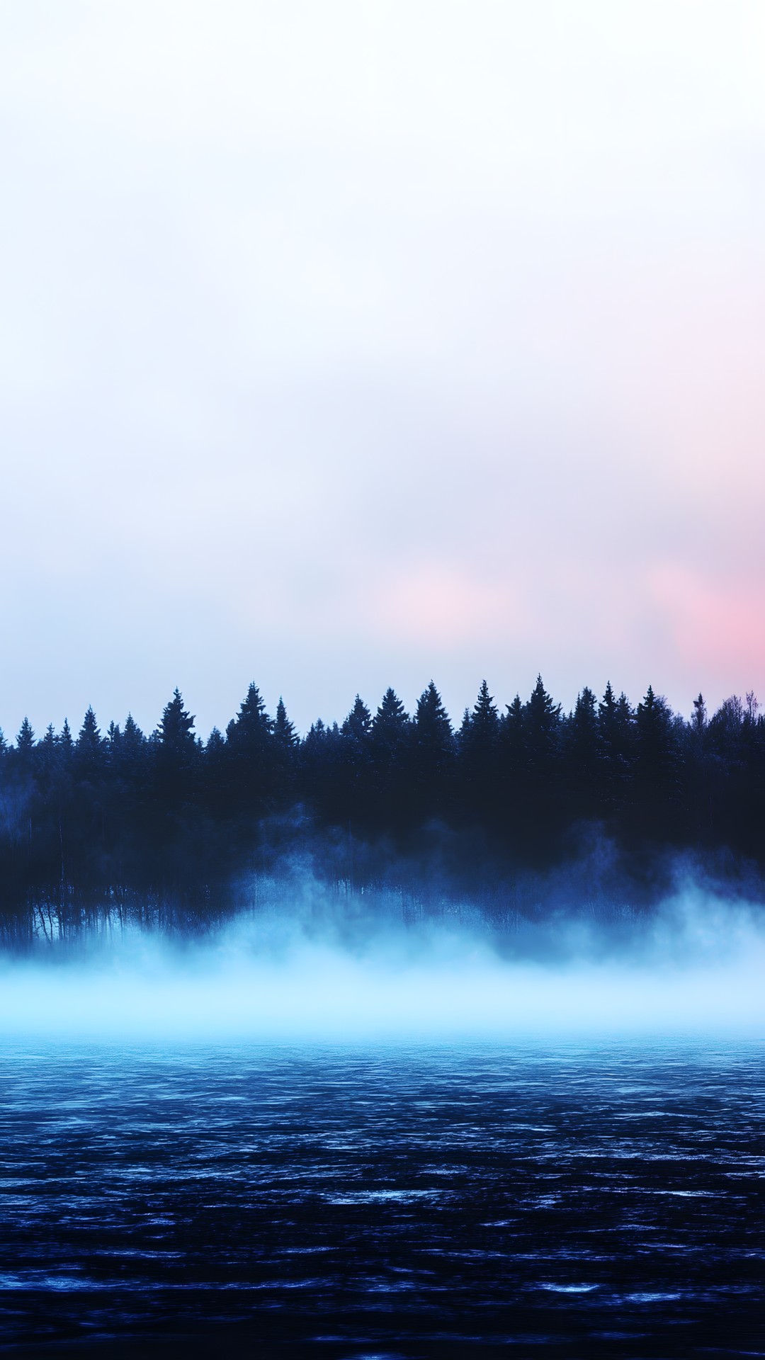 Blue, atmospheric phenomenon, Liquid, Evening, Reflection, Mist, Loch, Meteorological phenomenon, Conifers, Lake District, Sound, Dusk