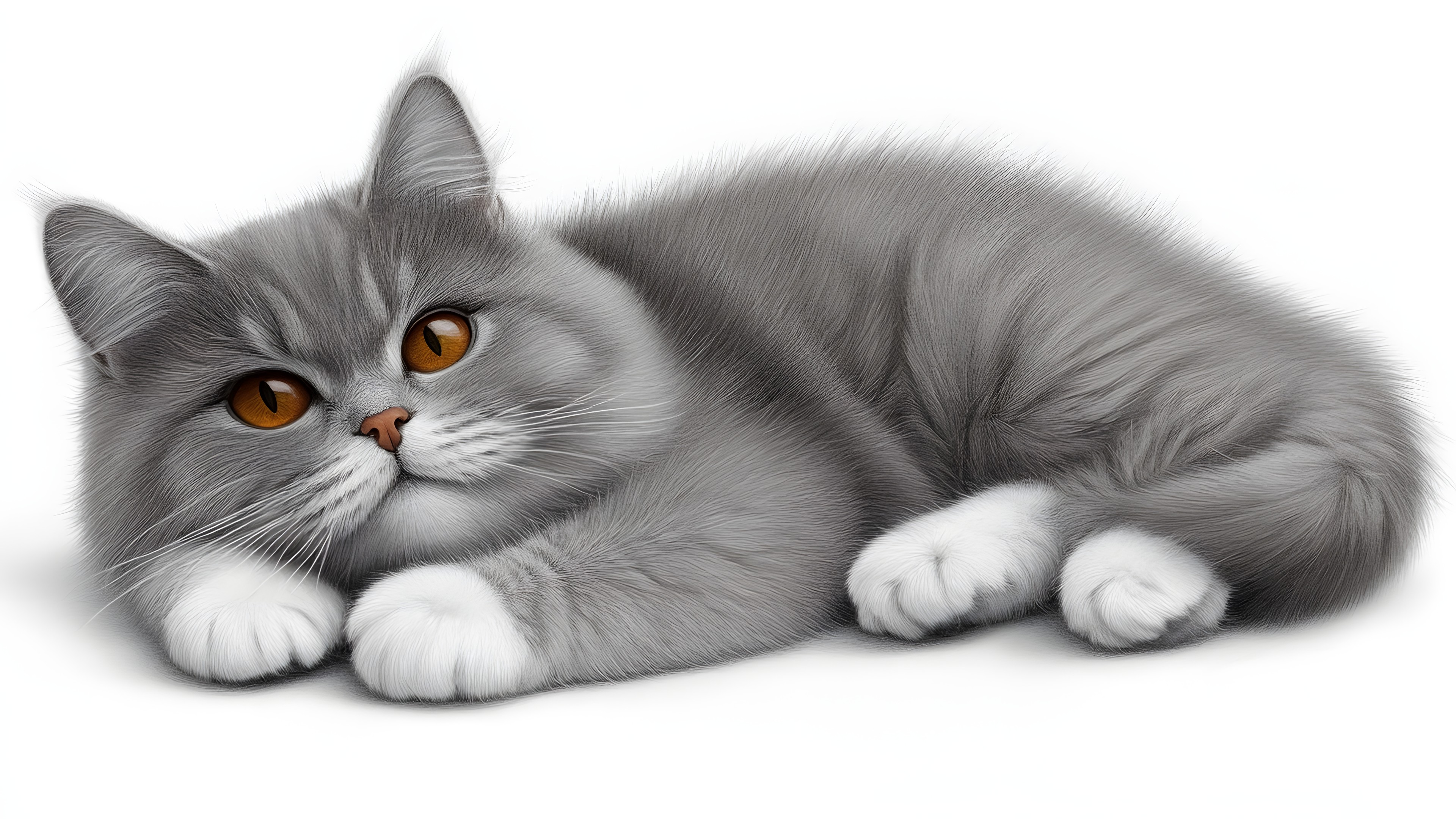 Cat, Felidae, Felinae, White, Carnivores, Vertebrate, Whiskers, Facial expression, Snout, Fur, British Shorthair, Domestic short-haired cat, Kitten, British Semi-longhair, Tail, Paw, British Longhair