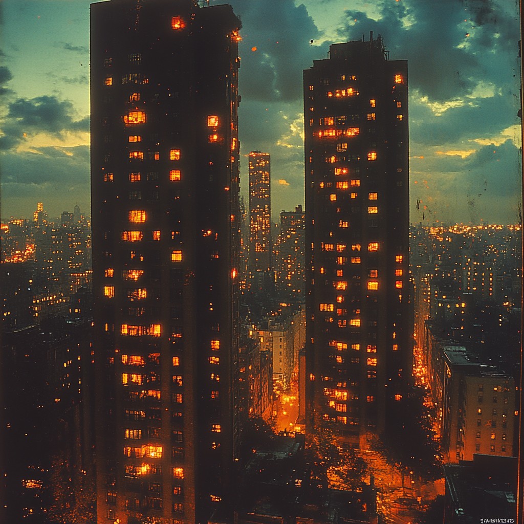 City, Urban area, High-rise building, Skyscraper, Metropolitan area, Metropolis, Dusk, Orange, atmospheric phenomenon, Evening, Night, Condominium, Cityscape, Apartment, Tower, Commercial building, Skyline, Sunset, Midnight, Afterglow