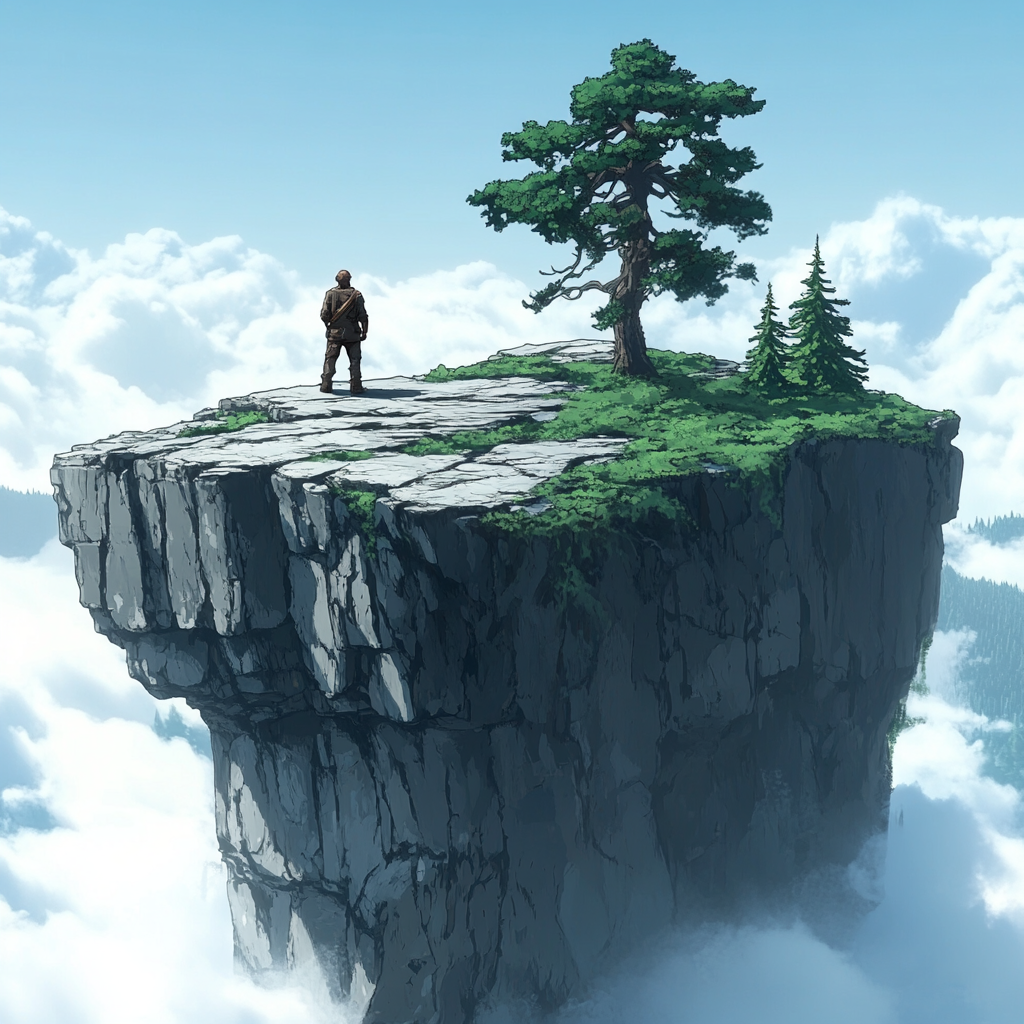 Outcrop, Cliff, Klippe, Adventure, Animation