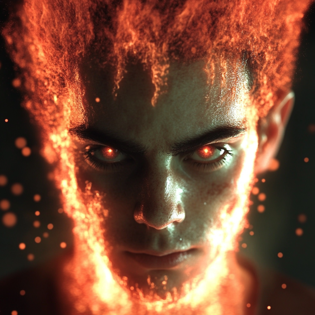 Red, Orange, Fictional character, Heat