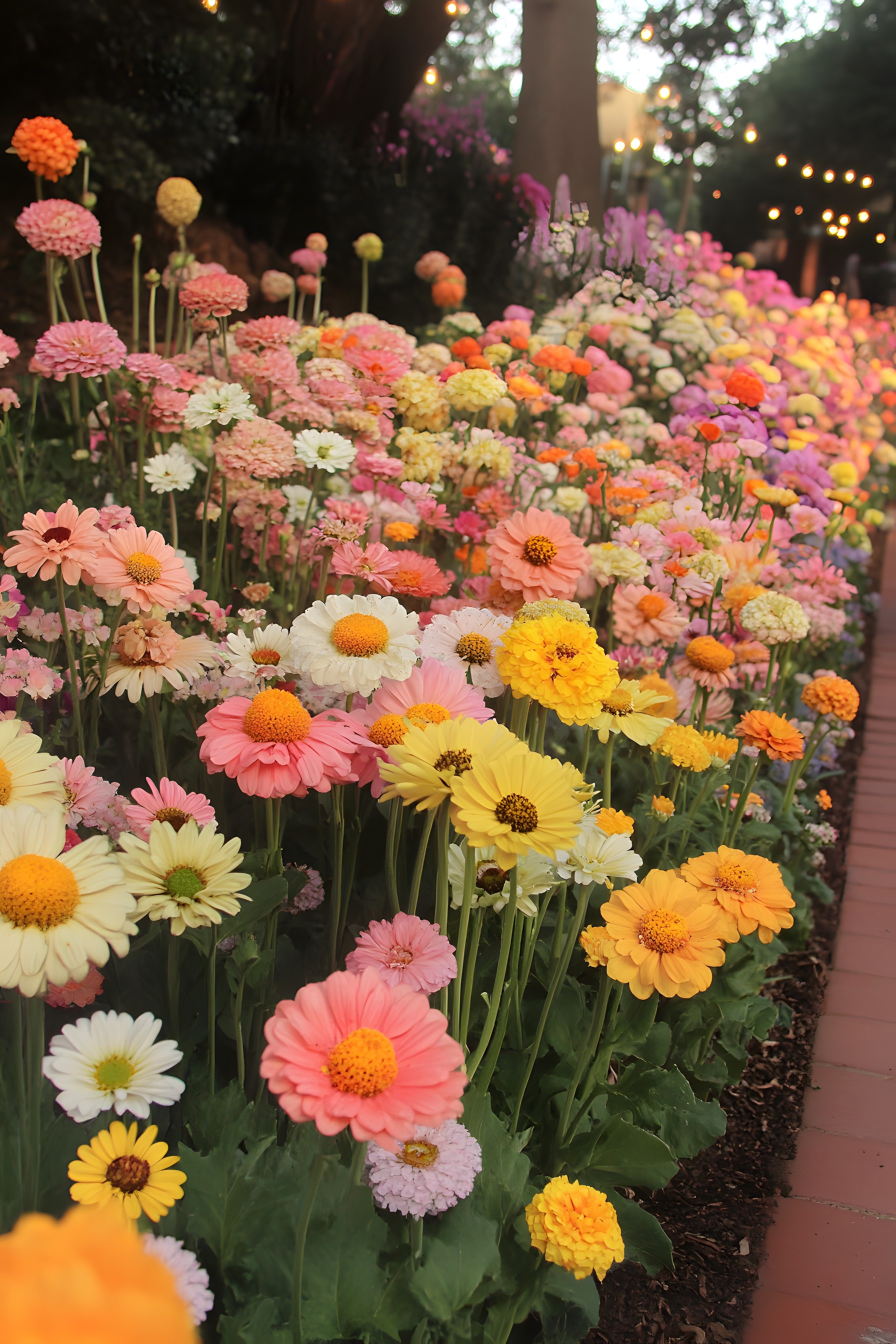 Flower, Petal, Yellow, Pink, Floristry, Garden, Flowering plant, Spring, Plant stem, Flower Arranging, Cut flowers, Daisy family, Herbaceous plant, Floral design, Marguerite daisy, Perennial plant, Wildflower, Forb, Pollen, Bellis