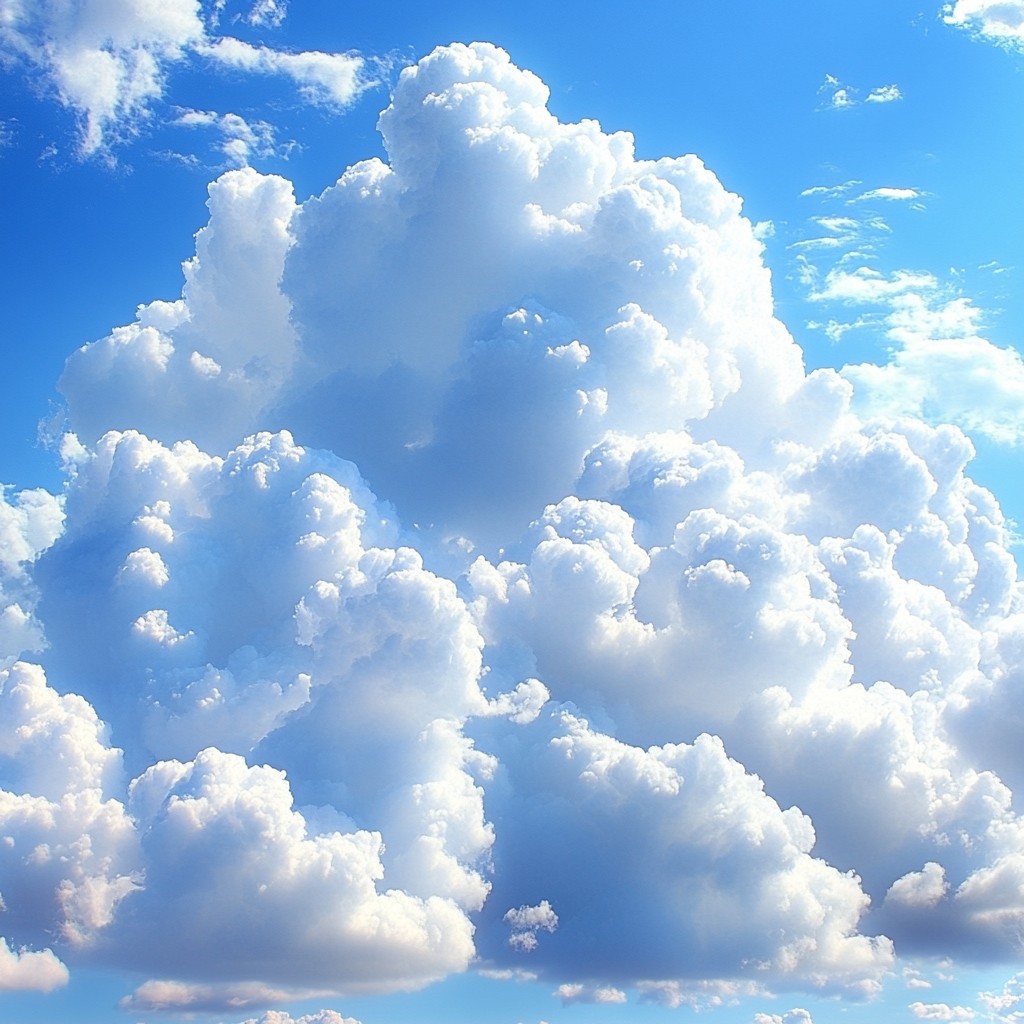 Cloud, Blue, Sky, Daytime, Cumulus, Meteorological phenomenon, Sunlight