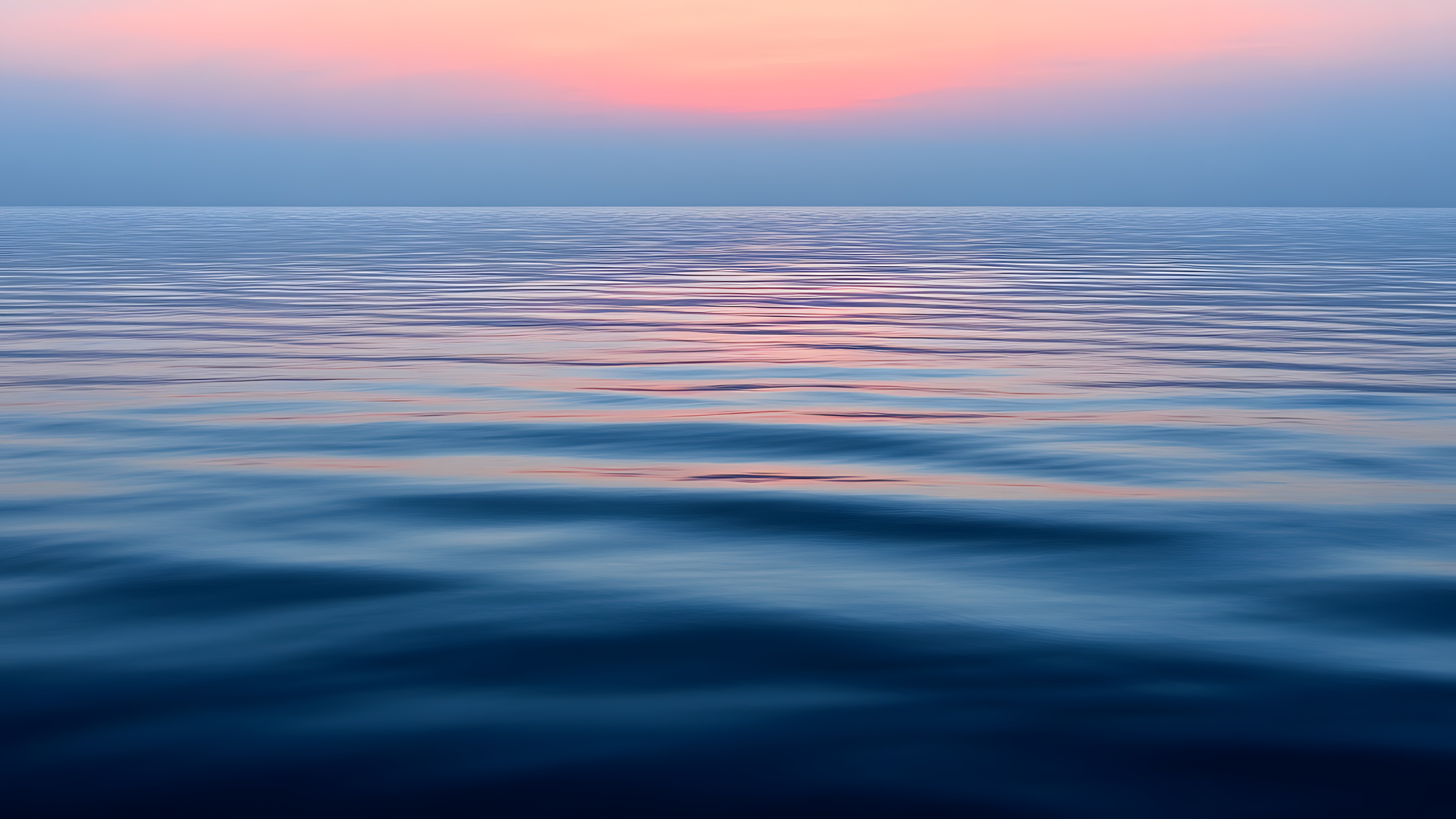 Blue, Horizon, Fluid, Dusk, Liquid, Sea, Orange, Sunset, Ocean, Afterglow, Sunrise, Red sky at morning, Evening, Reflection, Sunlight, Wave, Dawn, Sound, Wind