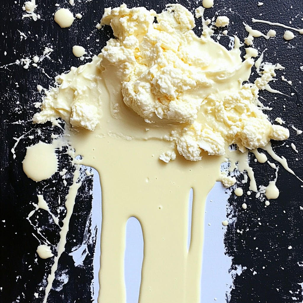 Ingredient, Food, Dairy product, Butter, Cheese, Kitchen utensil, Recipe, Mascarpone, Cooking, Cream, Mixture, Cocoa butter, Margarine