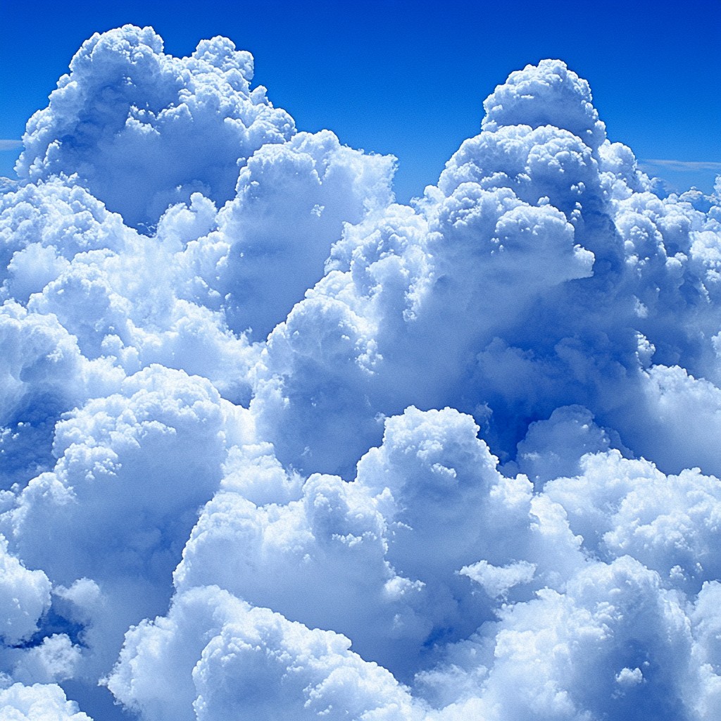 Blue, Cloud, Daytime, White, Cumulus, Meteorological phenomenon, Symmetry