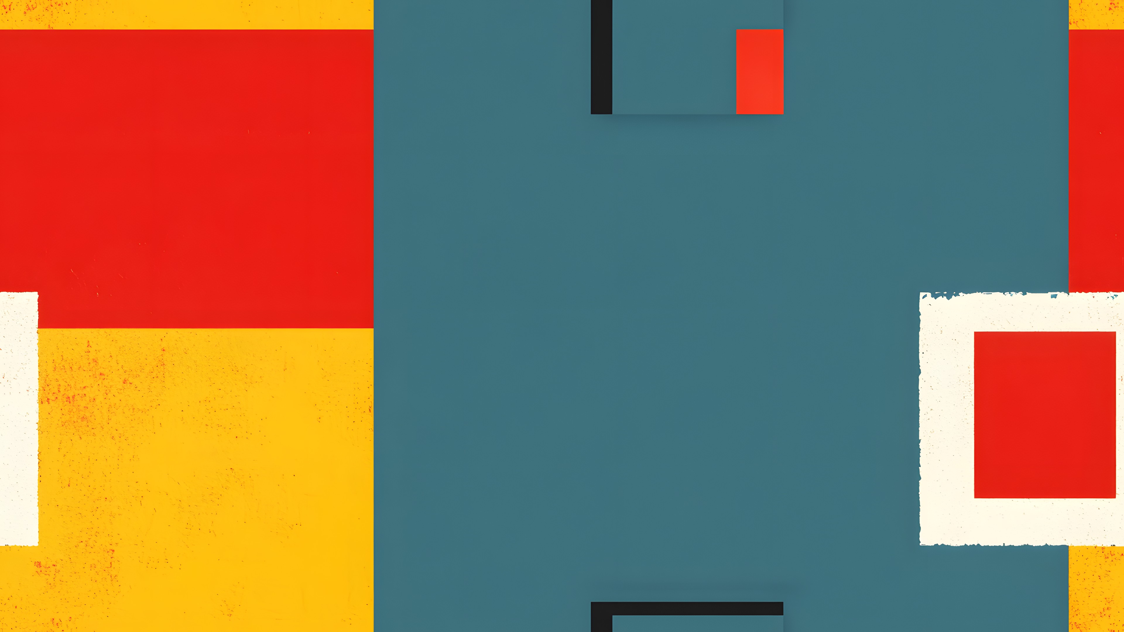 Blue, Red, Yellow, Orange, Symmetry, Design, Graphic design, Triangle