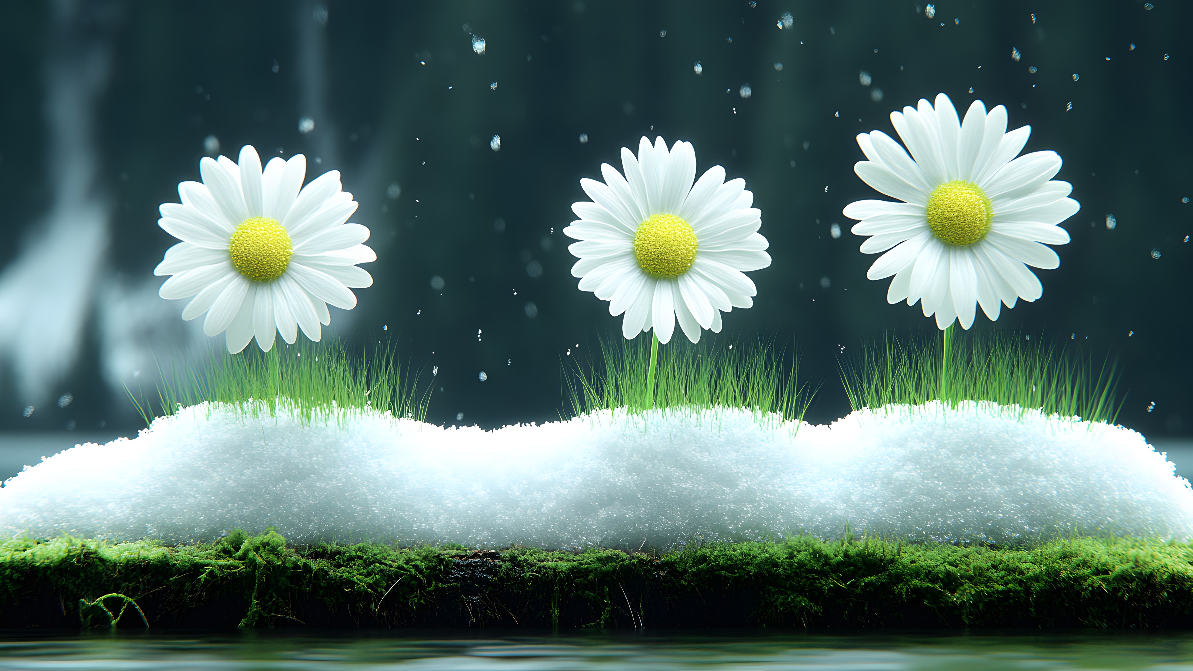 Flower, Petal, Spring, Roman chamomile, Oxeye daisy, Chamomile, Common daisy, Daisy family, Herbaceous plant, Marguerite daisy, Bellis, Macro photography, German chamomile, Moisture, Tanacetum, Mayweed, Wildflower, Aster, Asterales, Dew