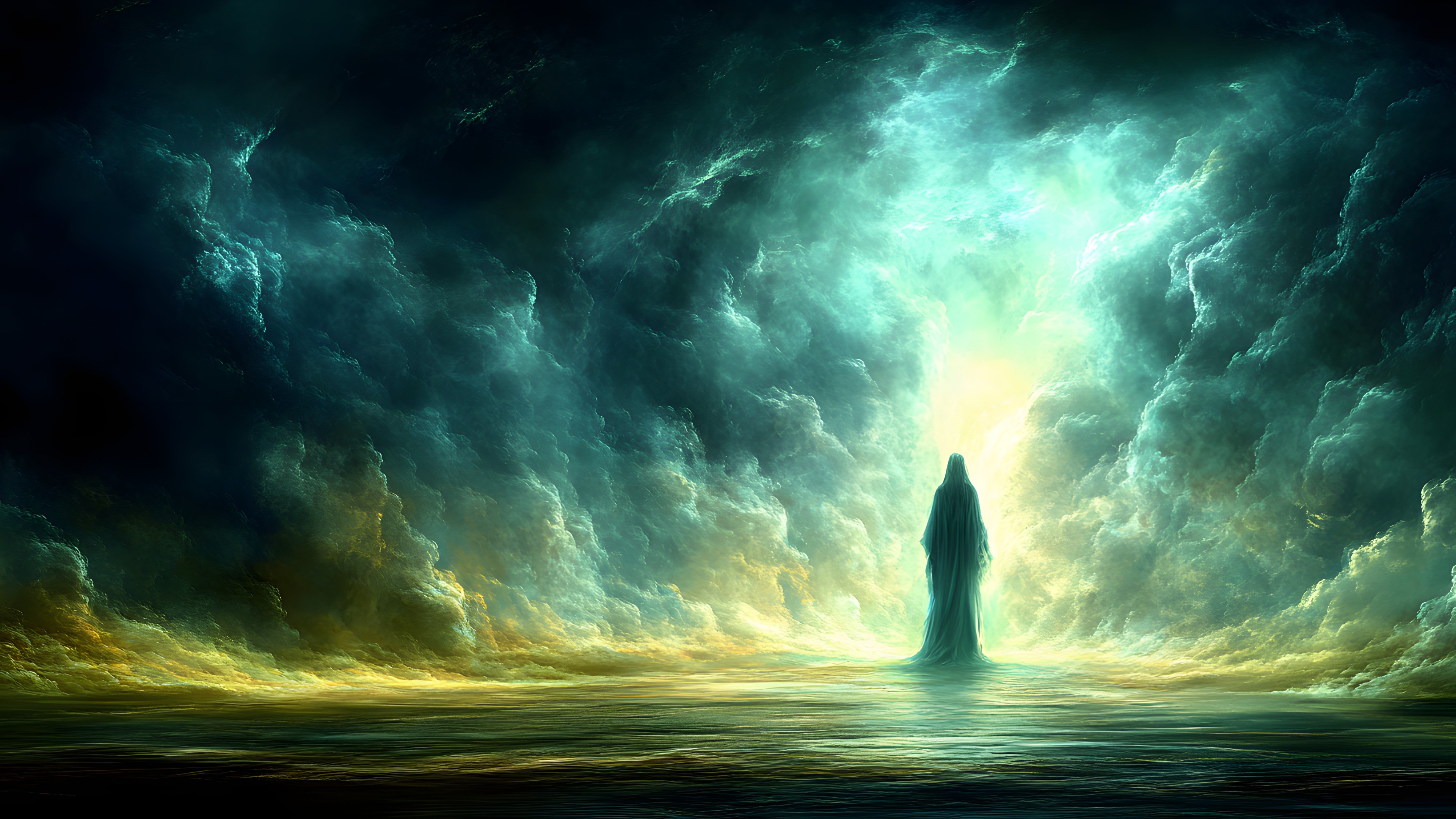 Meteorological phenomenon, Fictional character, Wind wave, CG artwork, Wind, Mythology, Graphics, Supernatural creature, Storm