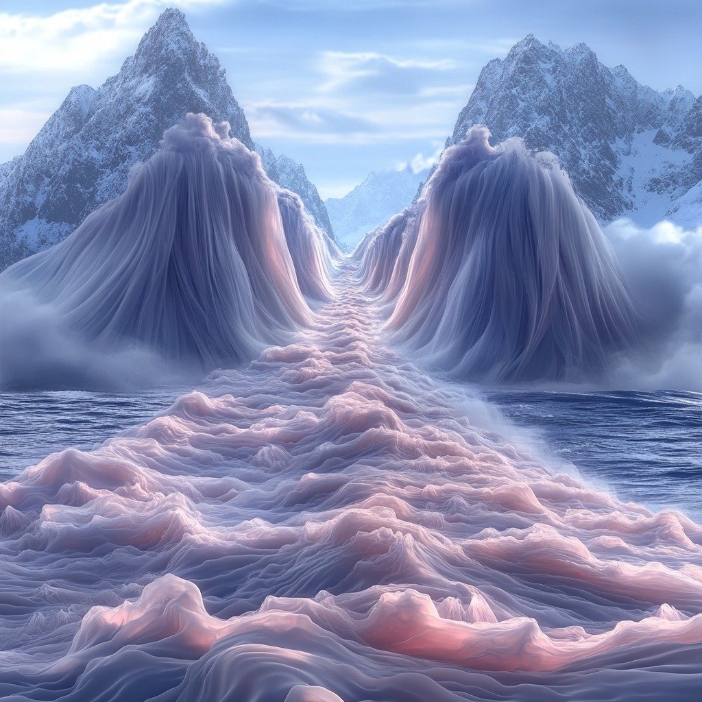 Wind wave, Wave, Geological formation, Ocean, Glacier, Wind, Glacial landform, Ice