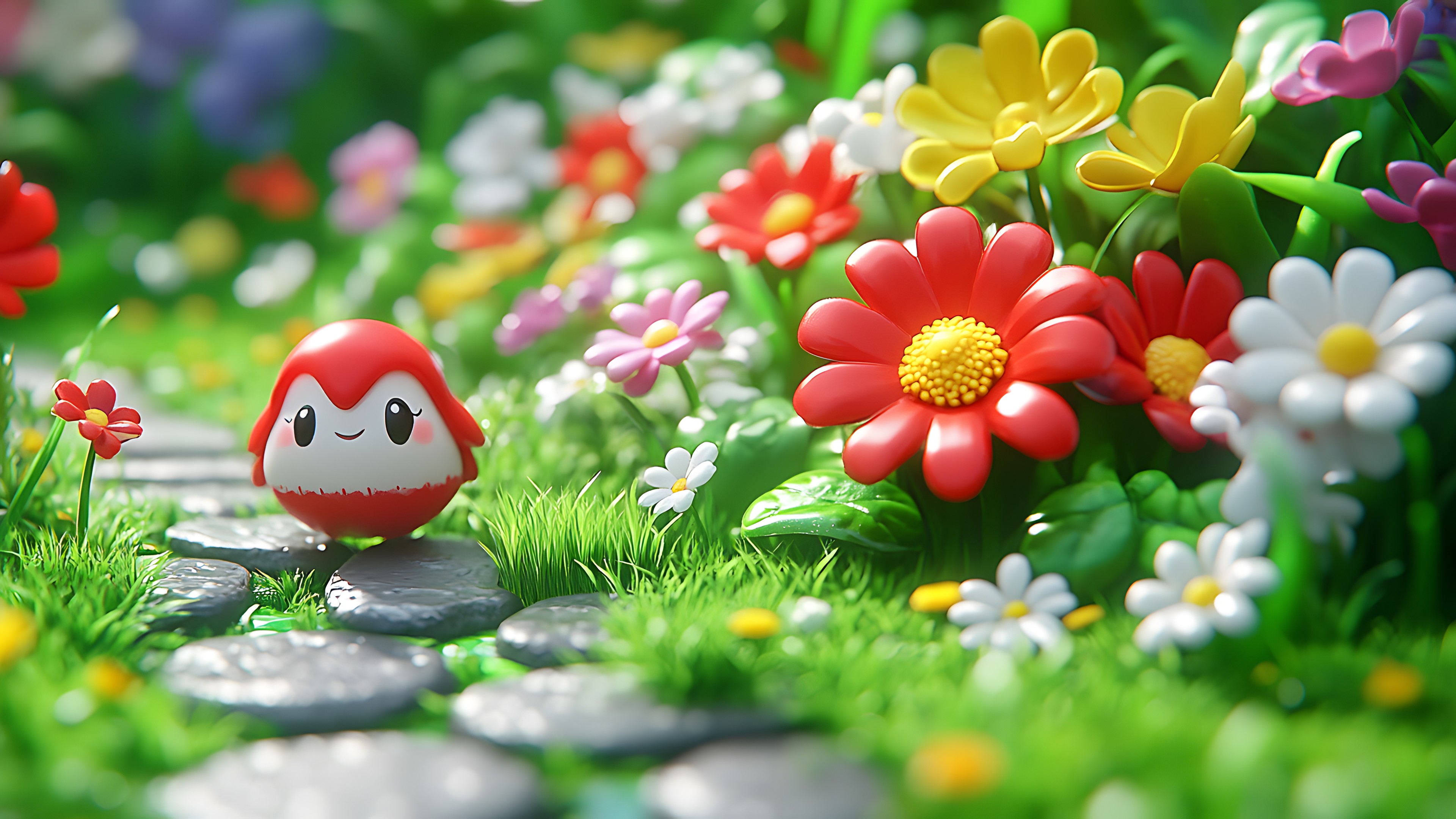 Petal, Toy, Animation, Herbaceous plant, Animated cartoon, Fictional character