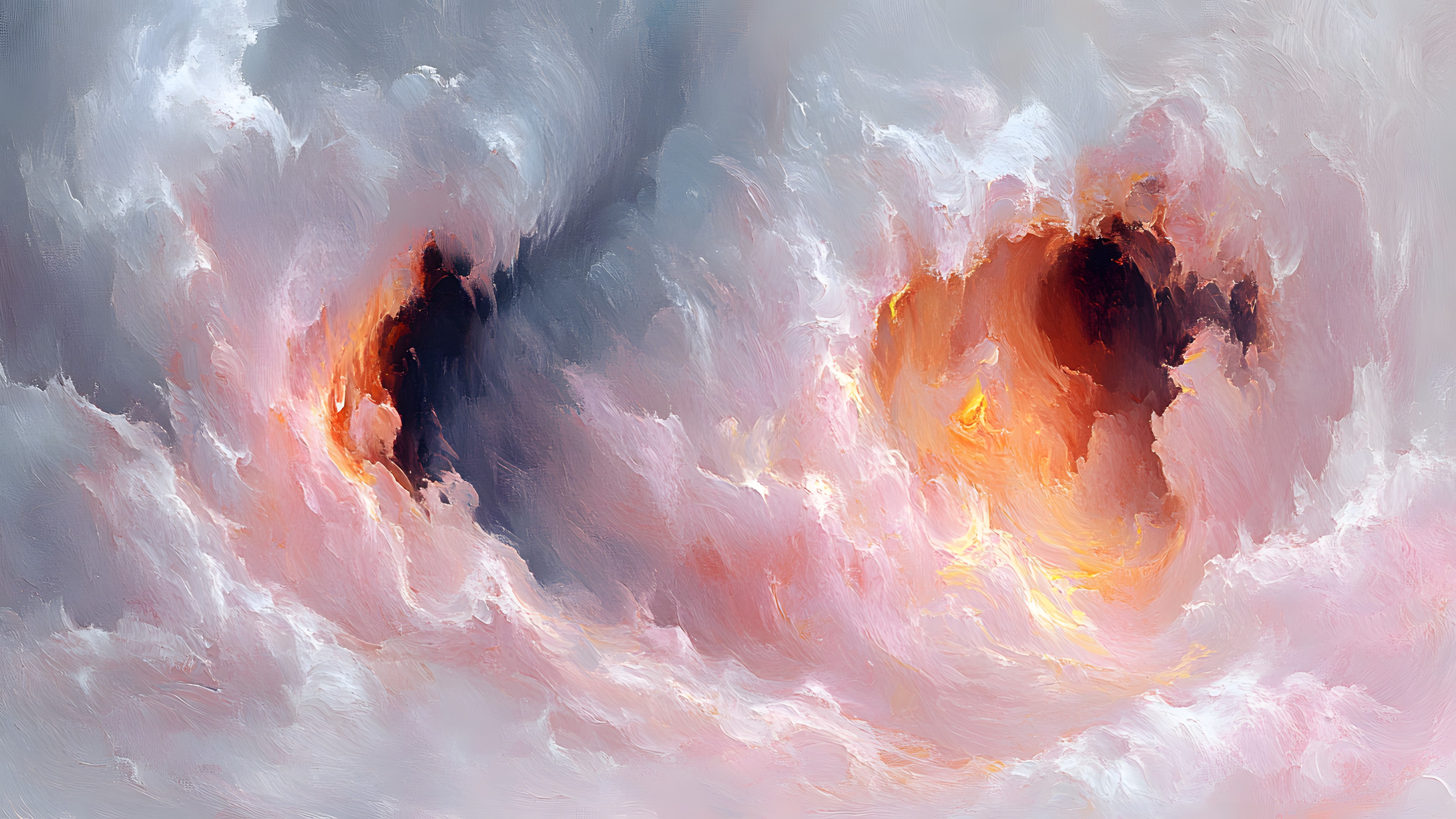 Red, Orange, geological phenomenon, Meteorological phenomenon, Watercolor painting, Wind, Smoke, Graphics, Art Paint, Tsunami, Acrylic paint, Wind wave, Modern art