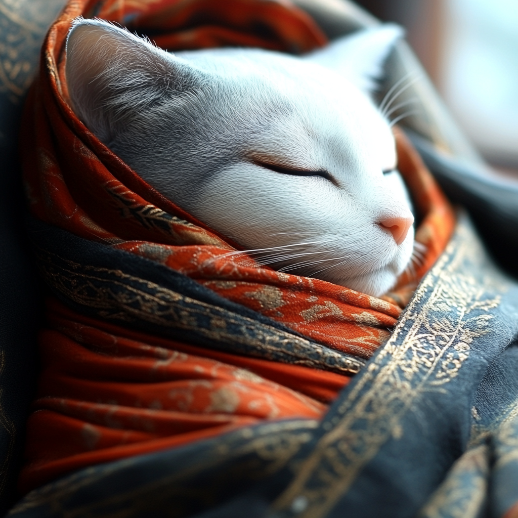 Cat, Felidae, Felinae, Carnivores, Whiskers, Fur, Snout, Domestic short-haired cat, Sleep, Nap, Linens