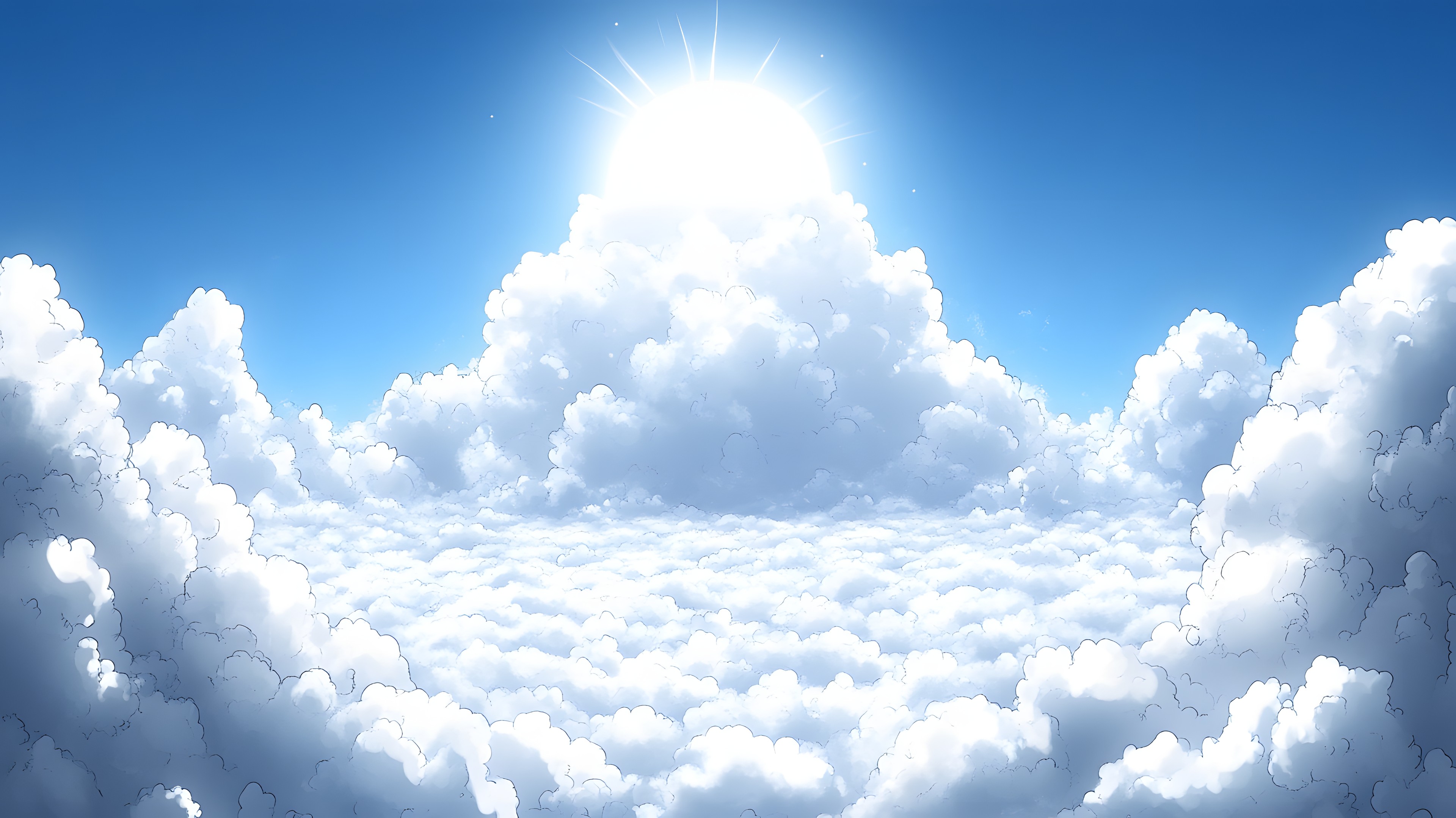 Blue, Cloud, Daytime, Cumulus, Meteorological phenomenon, Sunlight