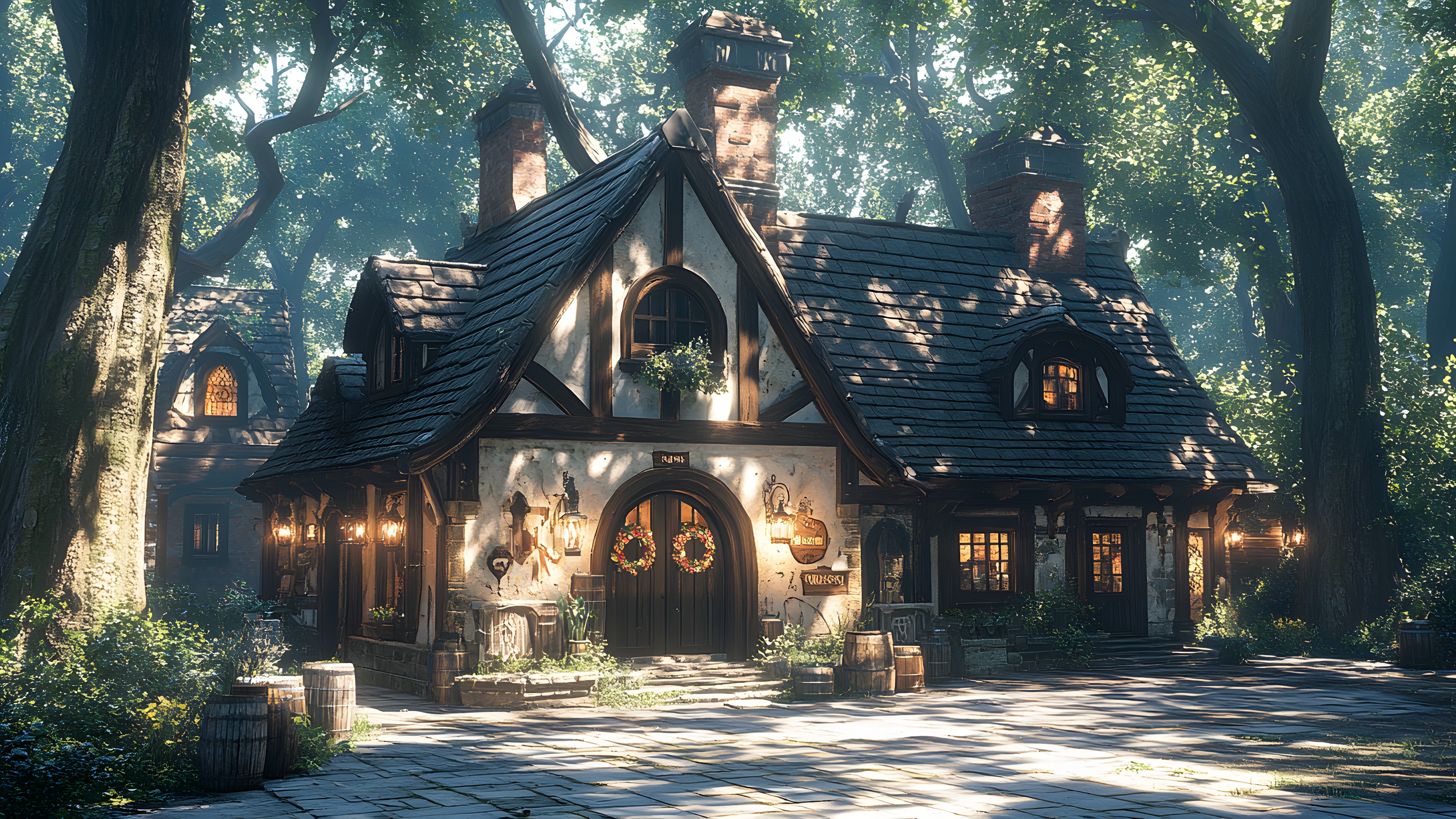 Home, Cottage, Video Game Software, Animation
