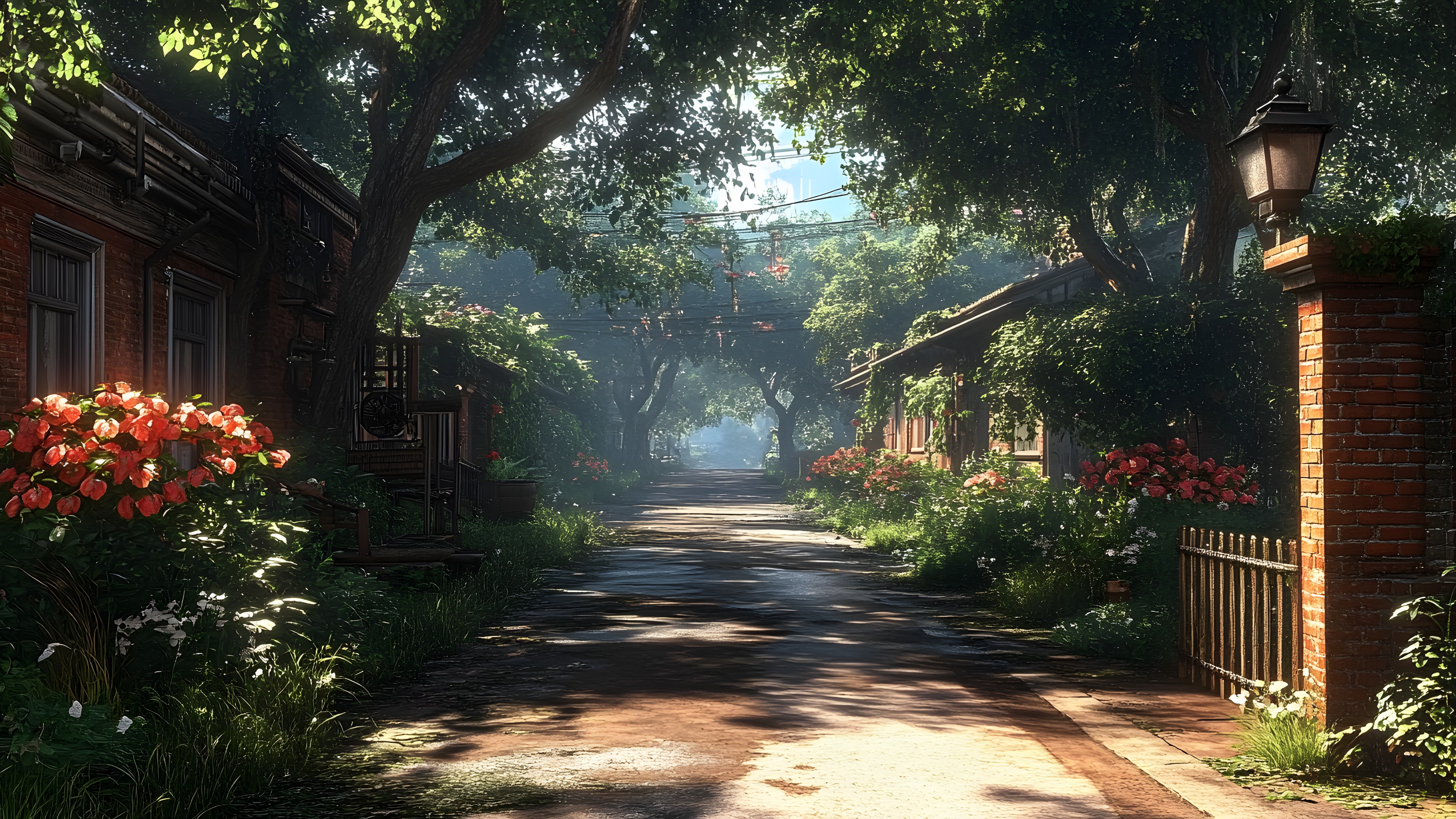Road, Alley, Street, Garden, Walkway, Landscaping, Path