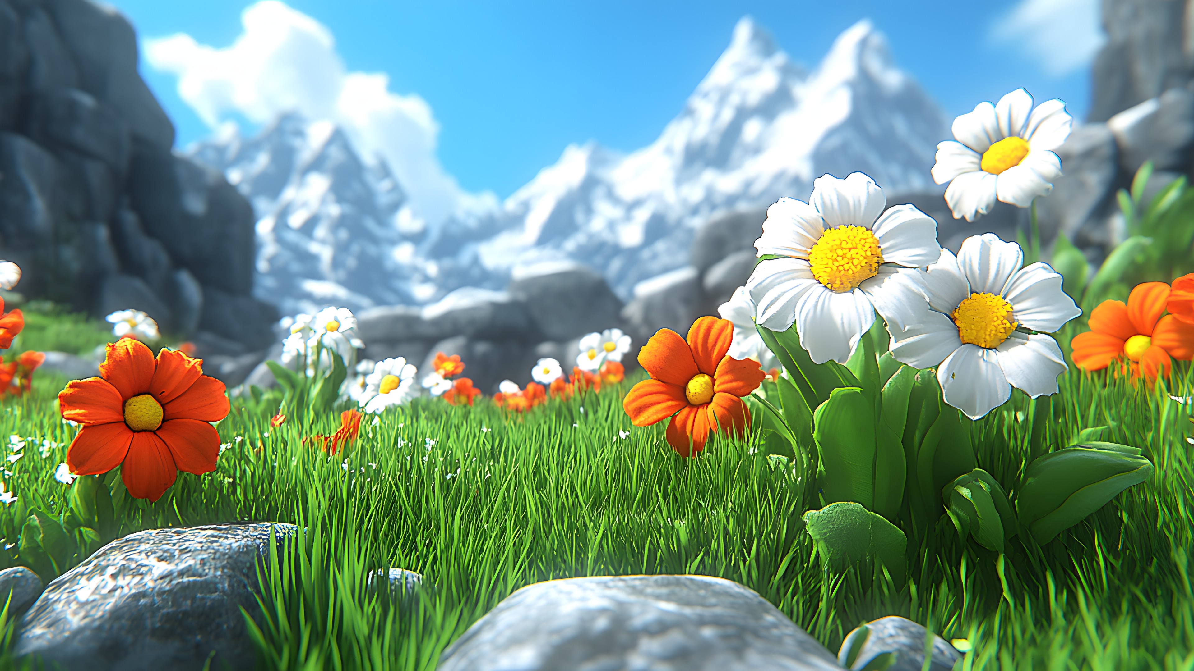 Flower, Petal, Spring, Wildflower, Meadow, Herbaceous plant, Animation, Tulip
