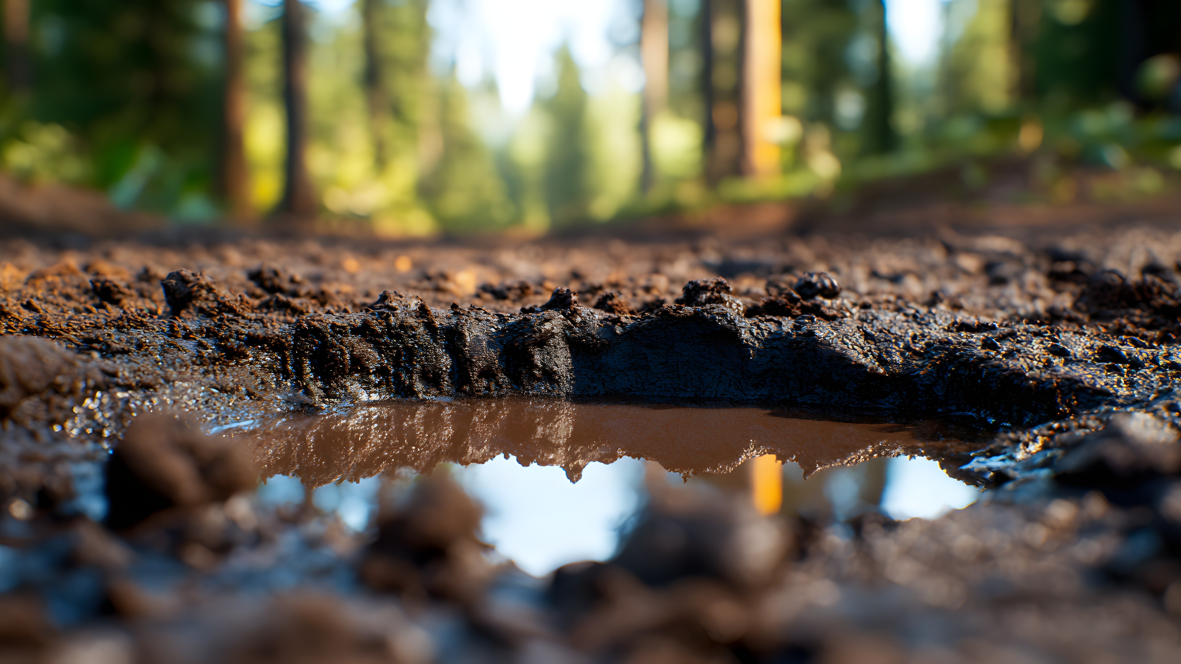 Soil, Sunlight, Mud, Wetland