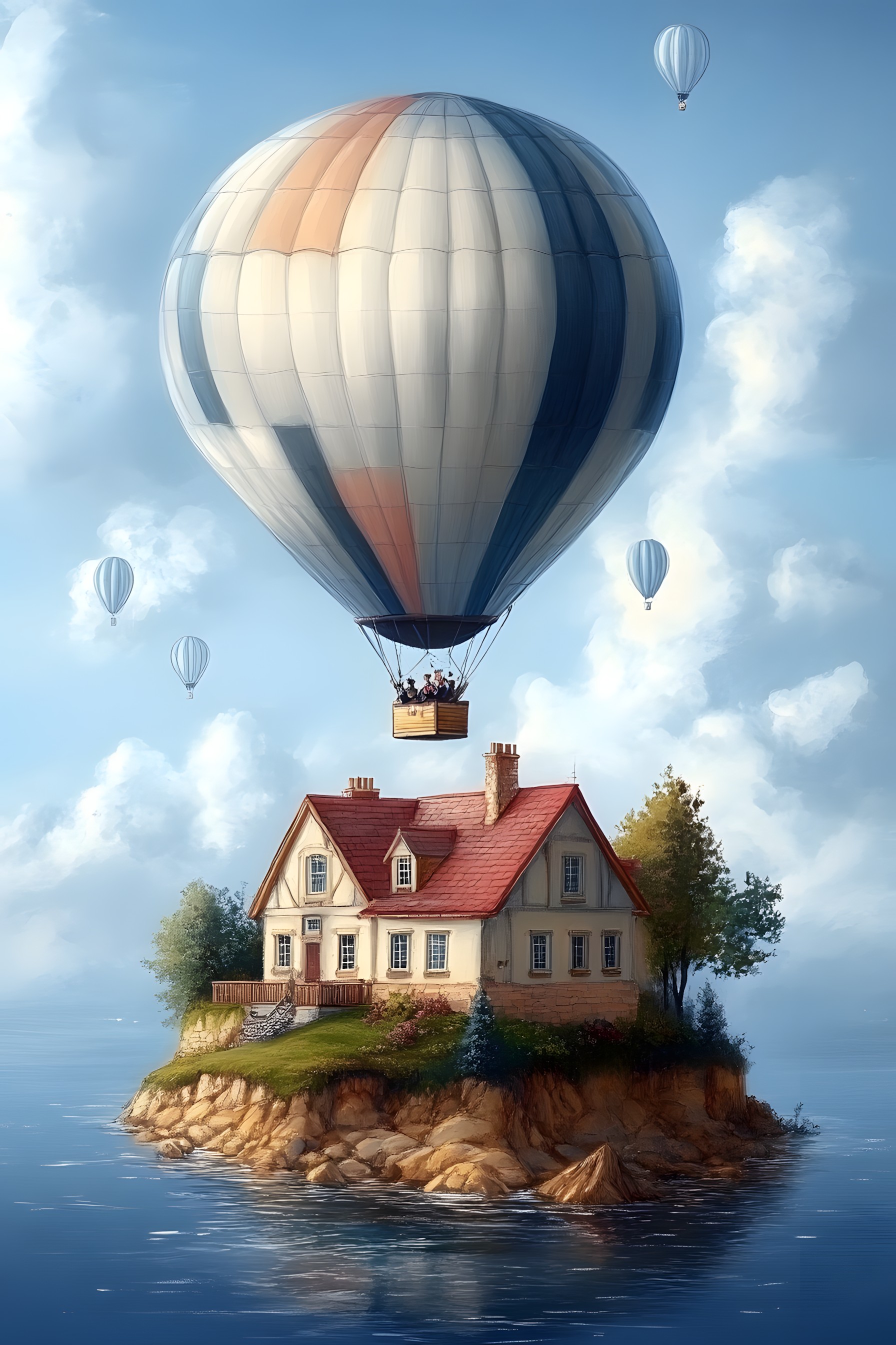 Cloud, Hot air ballooning, Hot air balloon, Aerostat, Flight, Air sports, Wind, Meteorological phenomenon, Air travel, Cumulus, Lake District, Animation