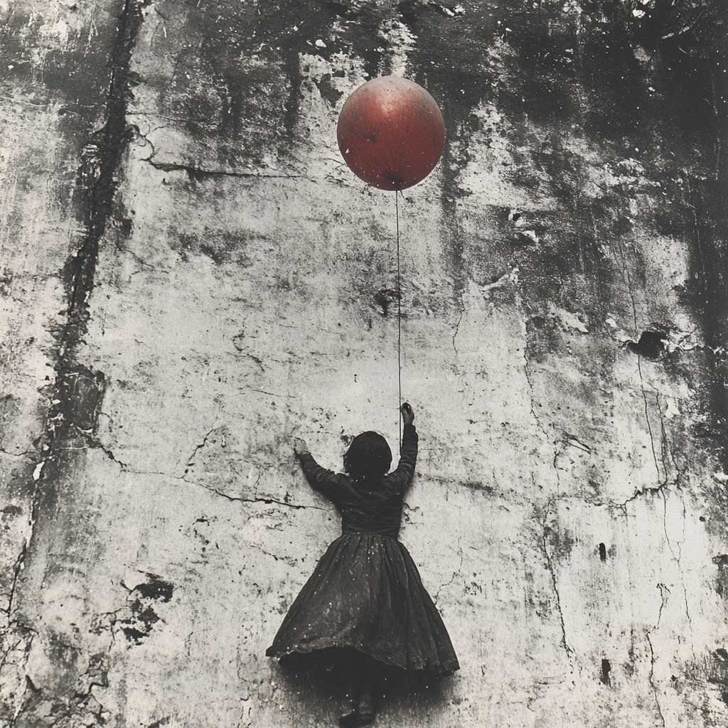 Balloon, Monochrome, Party Supply, Black and white, Still life photography, Child