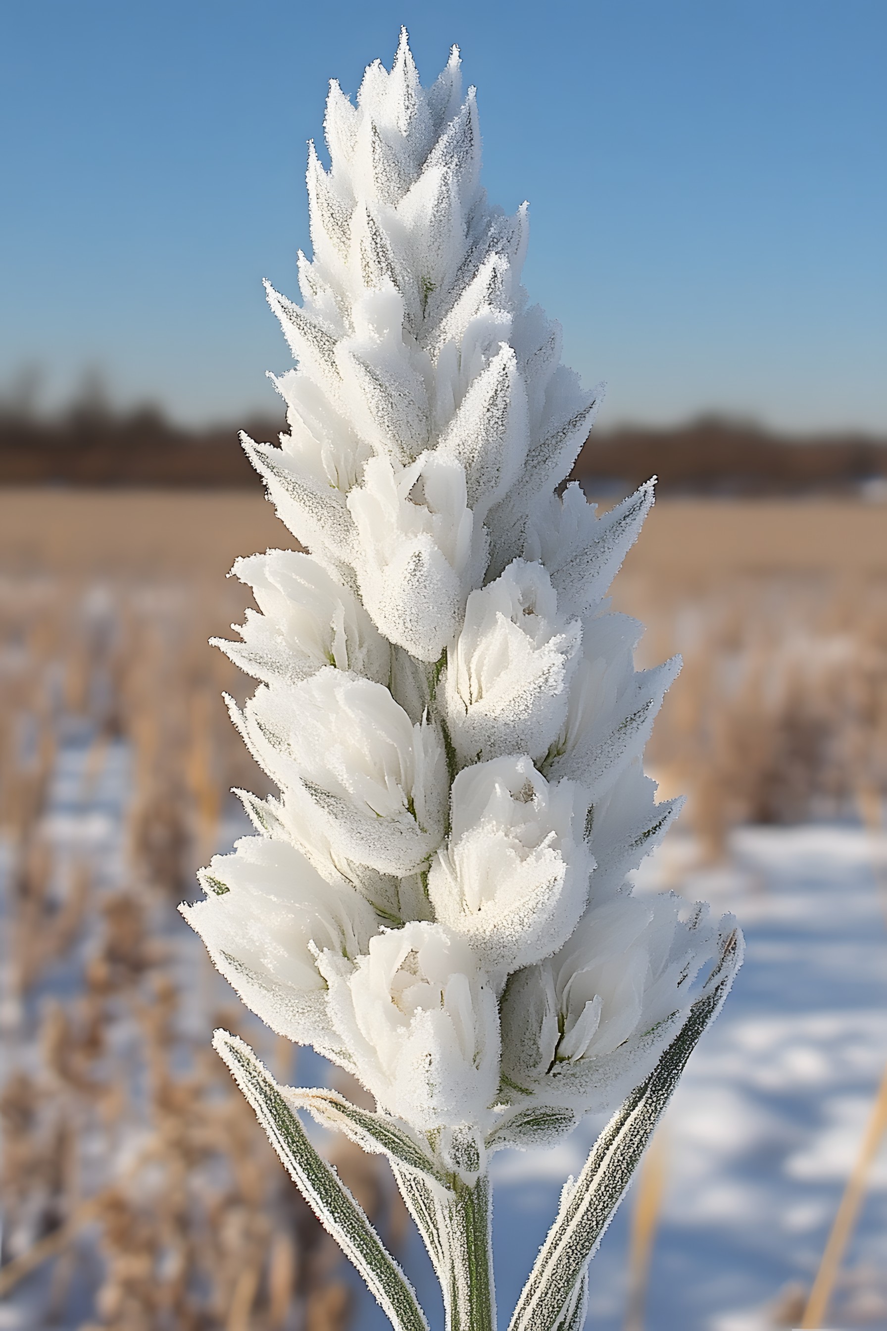 Winter, Frost, Macro photography, Snow, Freezing, Broomrapes