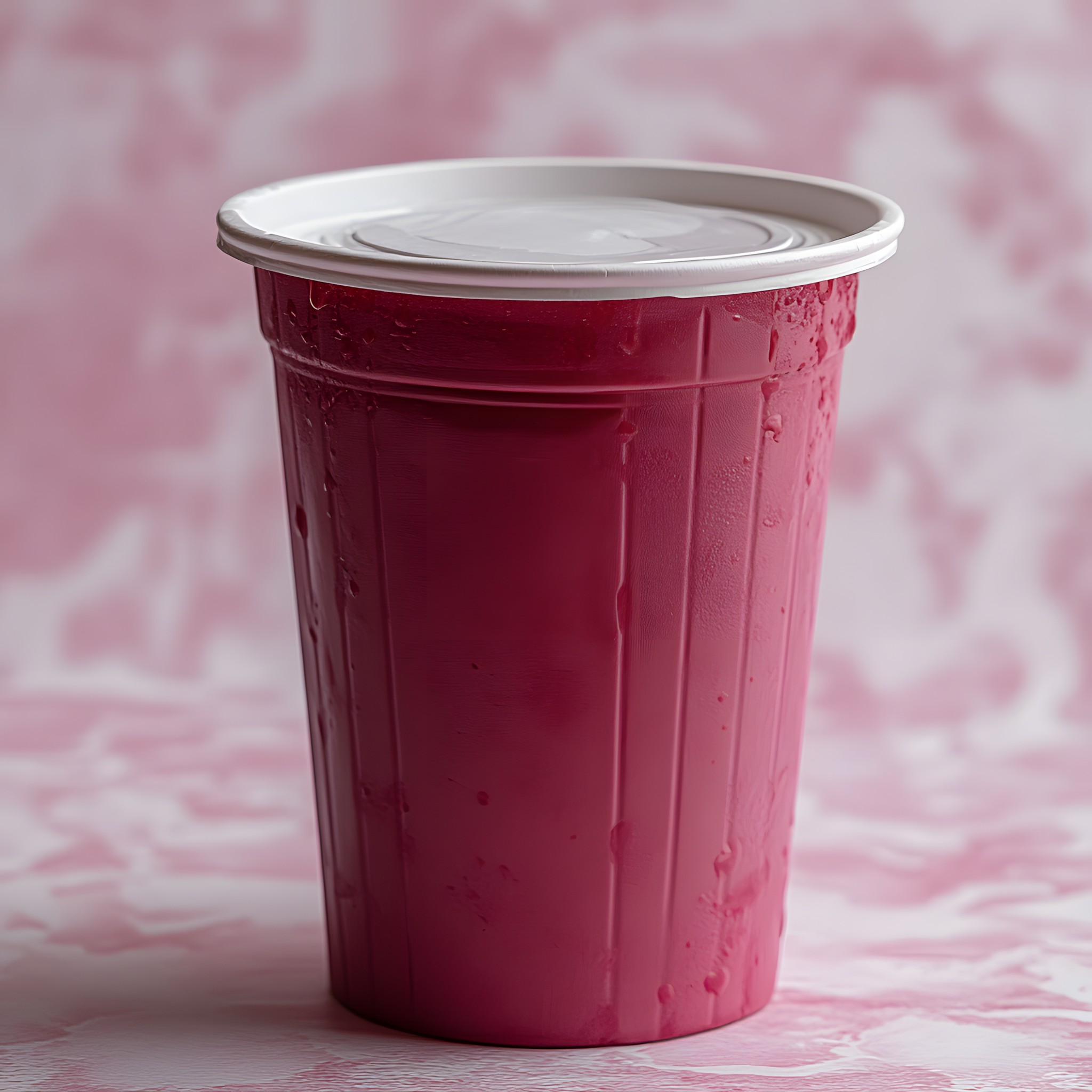 Pink, Lid, Food, Soft drink, Cylinder, Cup, Drinking straw, Plastic, Non-alcoholic drink, Juice