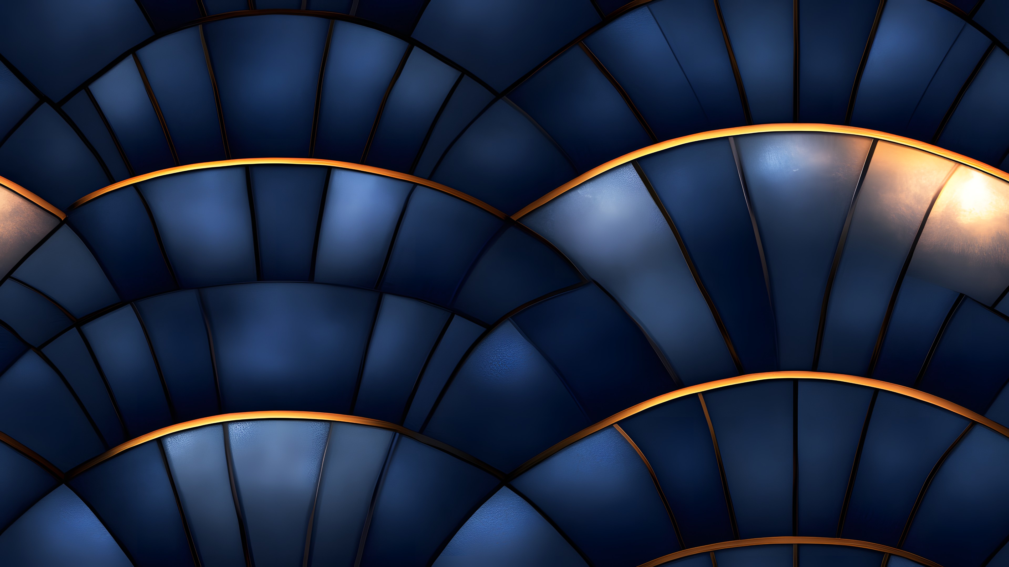 Blue, Symmetry, Graphics, Motif, Fractal art, Pattern