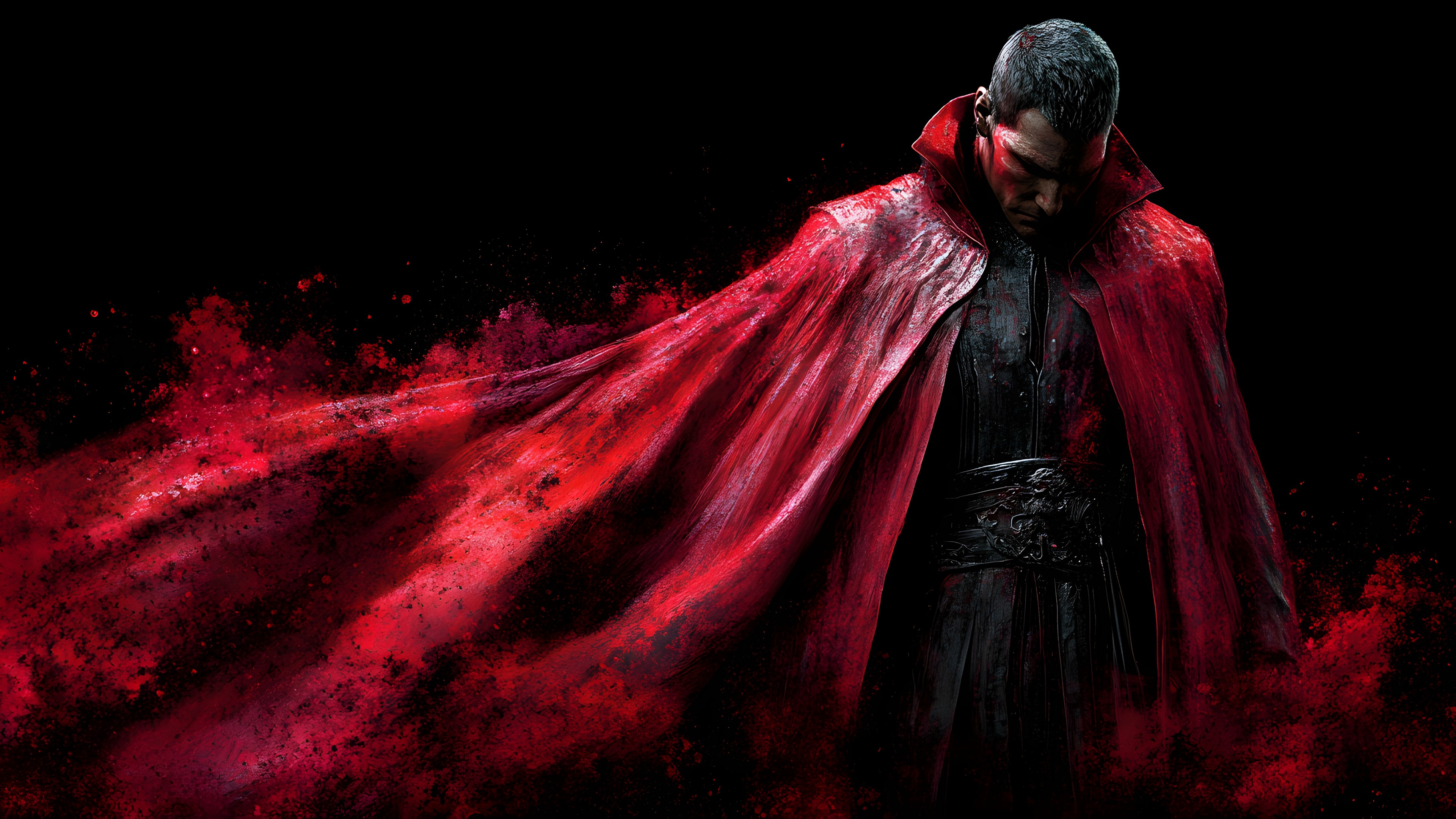 Red, Cloak, Fictional character, Cape, Costume