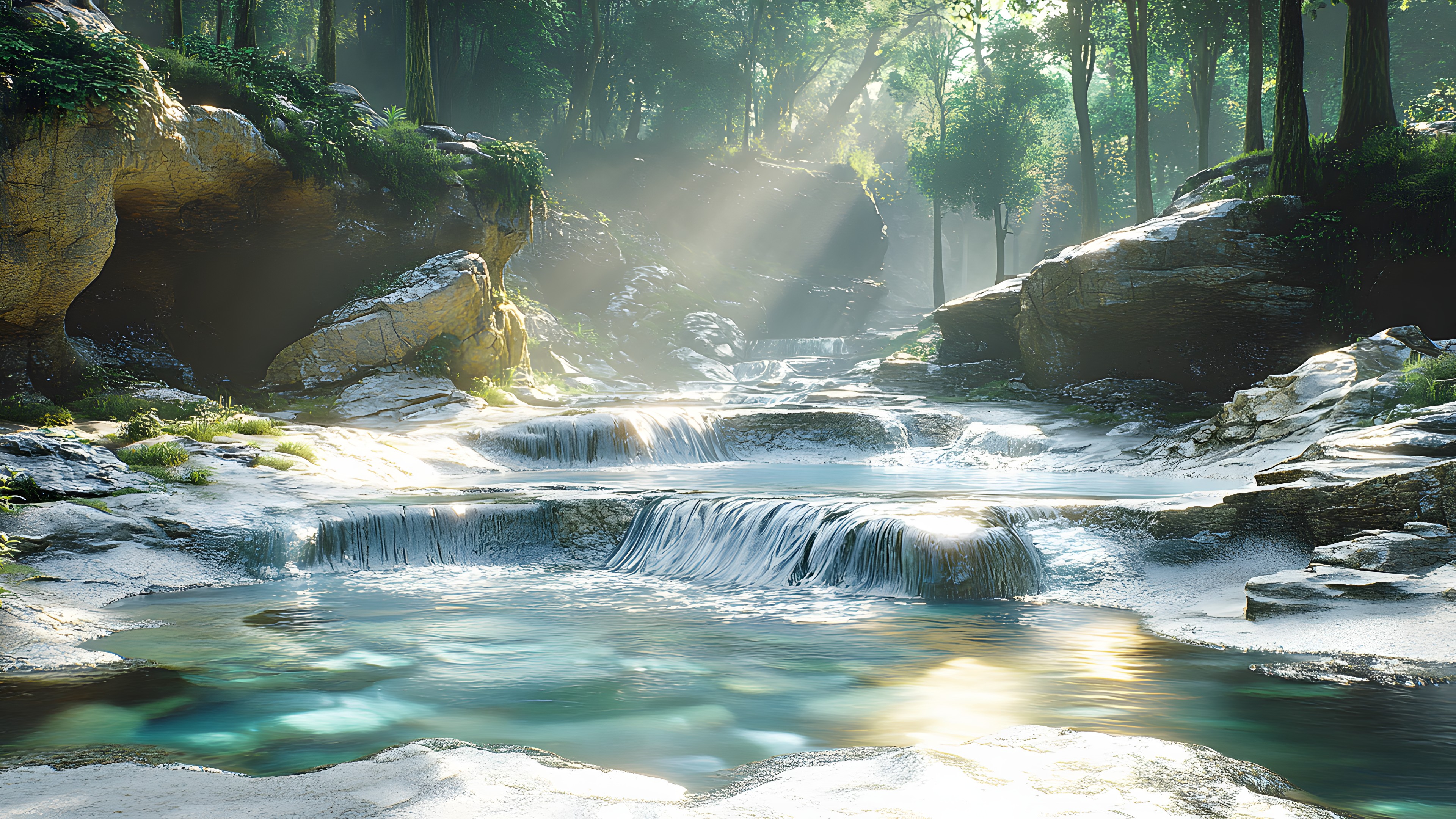 Water, Water resources, Watercourse, Body of water, Nature, Stream, Natural landscape, Natural environment, Rock, Waterfall, Fluid, Mountain river, Wilderness, Forest, Fluvial landforms of streams, Landscape, Creek, River, Riparian zone, Spring