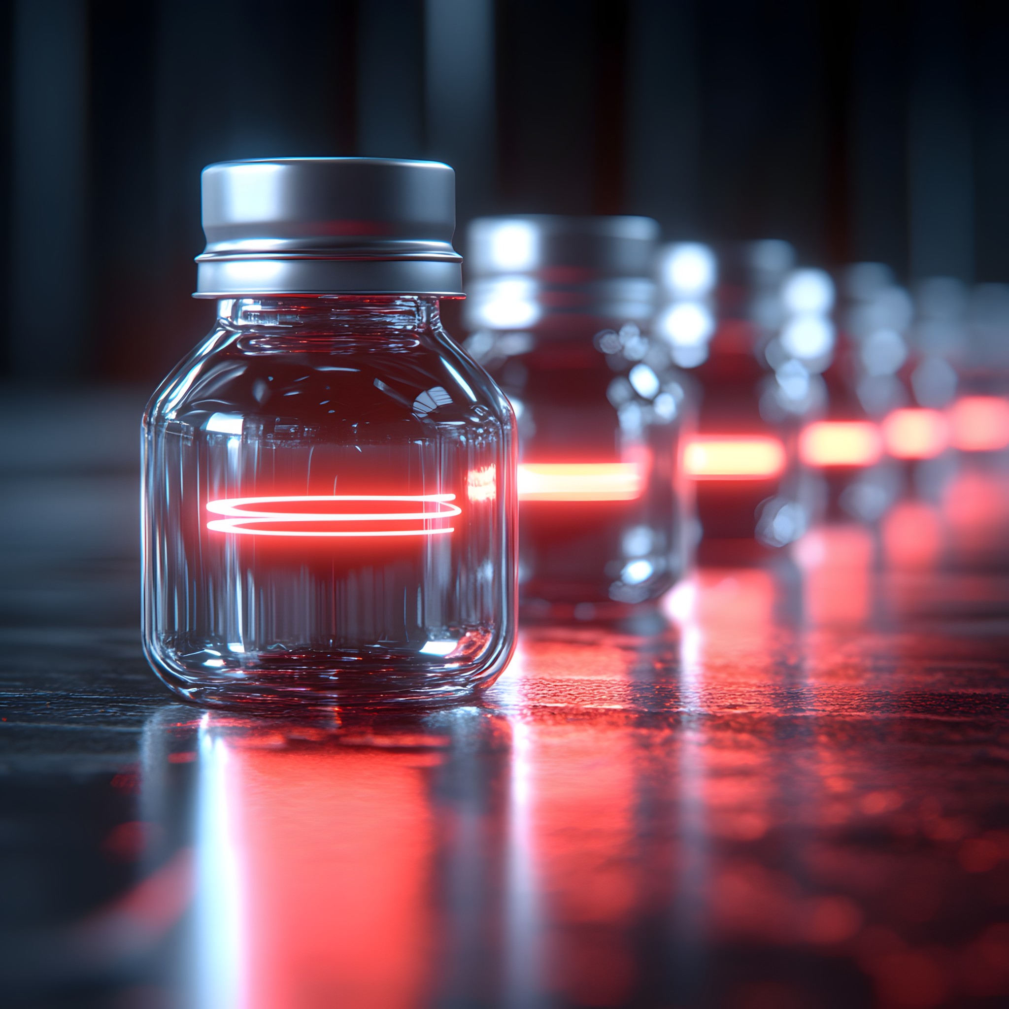 Red, Liquid, Still life photography, Science, Bottle, Neon, Bottle cap, Glass bottle