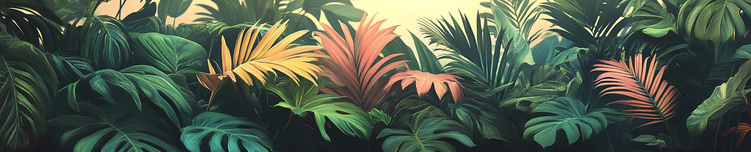 Palm trees, Tropics, Cycad