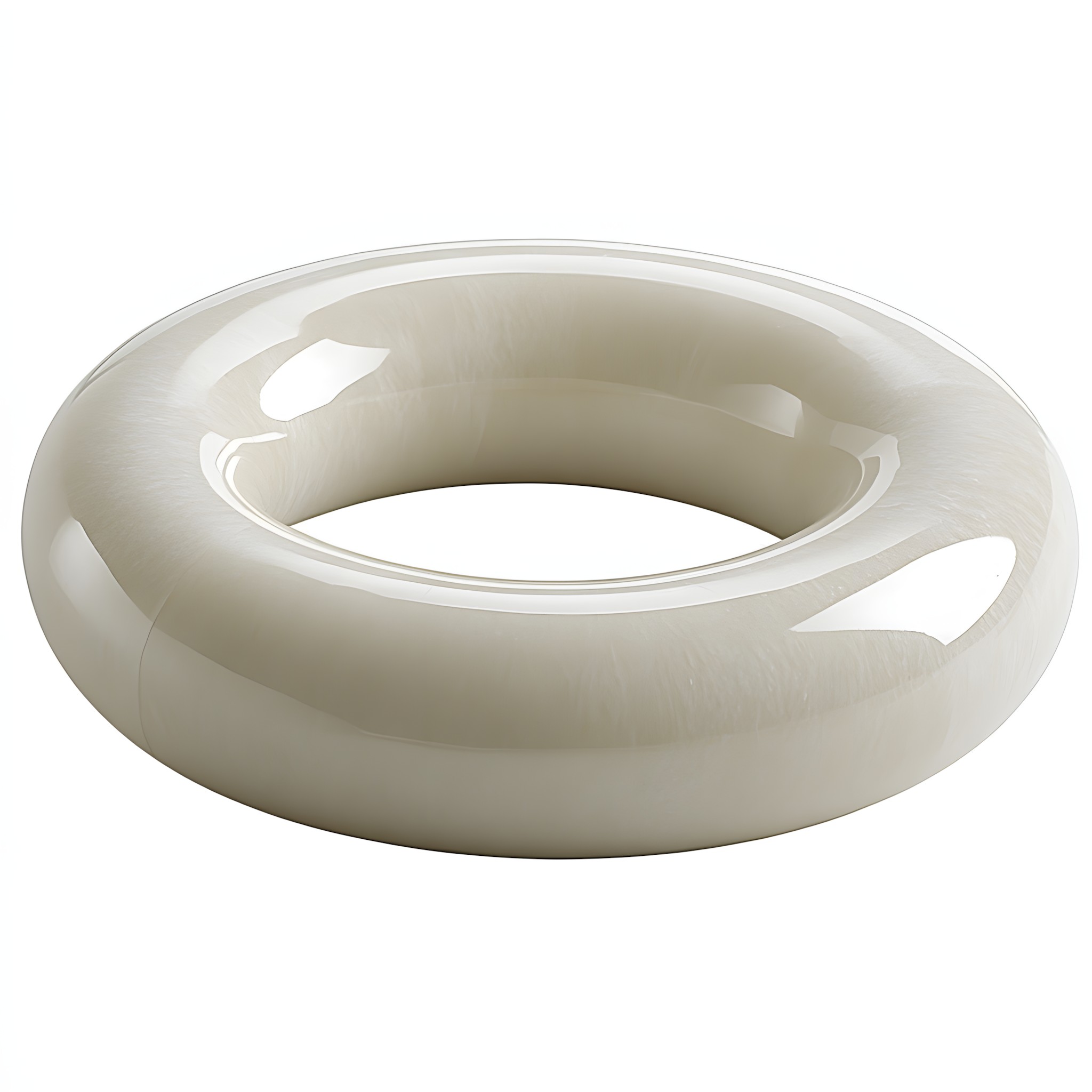 White, Natural material, Porcelain, Ceramic, Oval