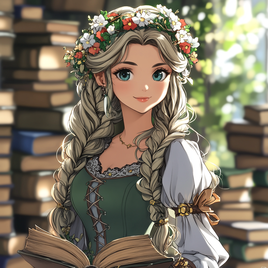 Cartoon, CG artwork, Long hair, Animation, Fictional character, Anime, Costume, Fiction, Animated cartoon, Fashion illustration