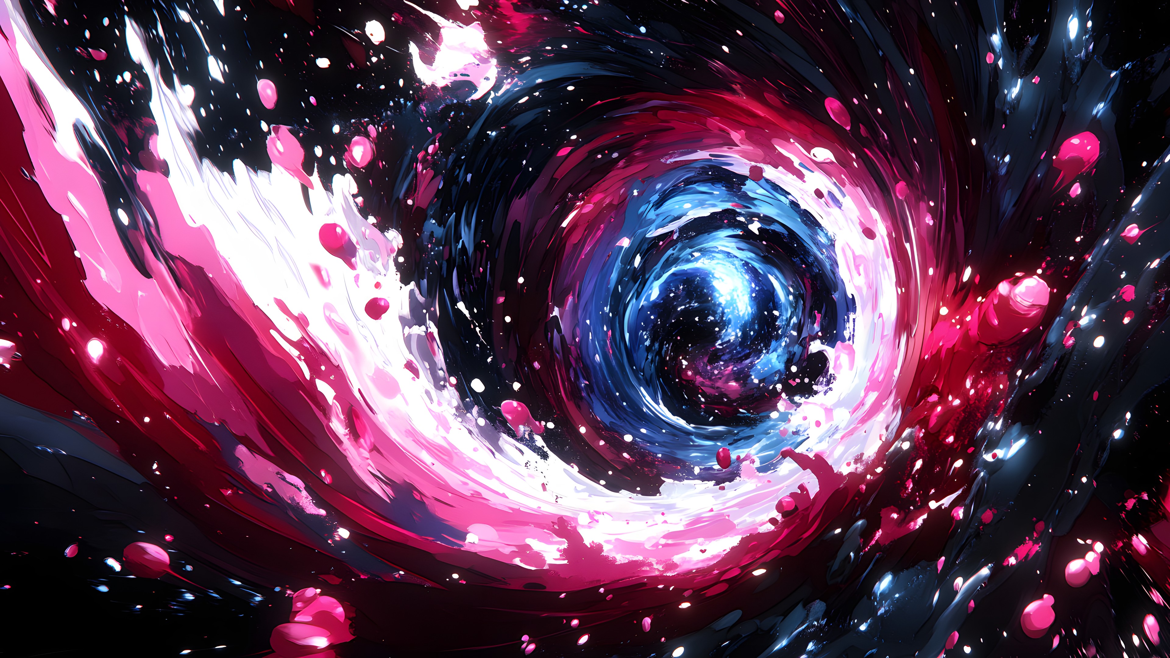 Red, Outer space, Spiral, Universe, Fractal art, Vortex, Graphics, Astronomical object, Graphic design, Astronomy, Science, Nebula, Modern art, Galaxy