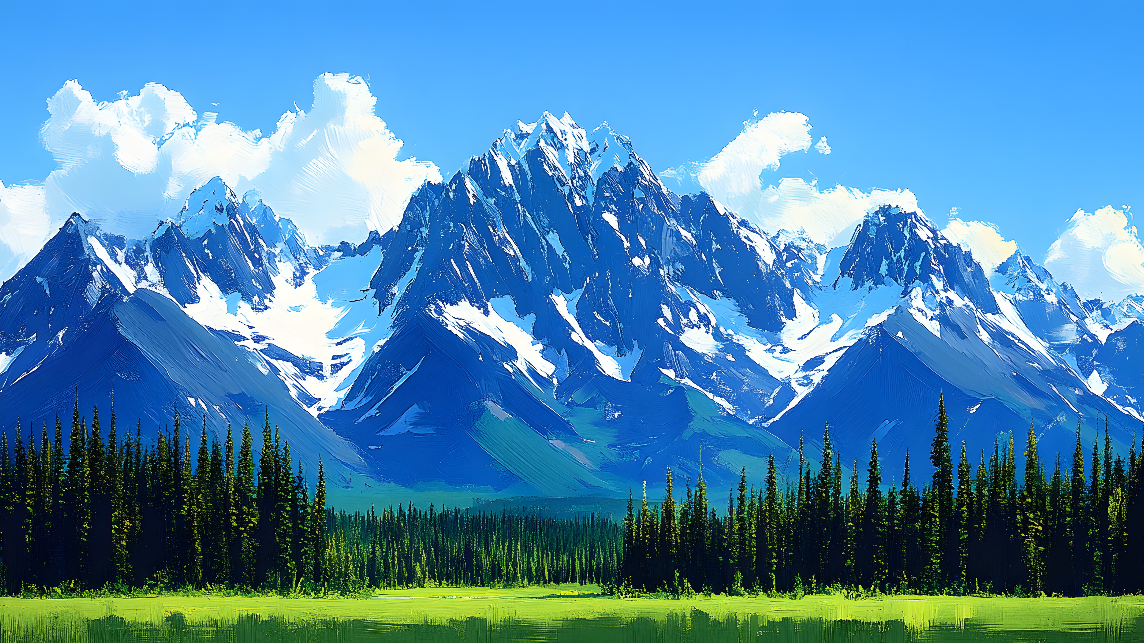 Blue, Mountainous landforms, Mountain, Natural landscape, Mountain range, Hill, Landscape, Highland, Wilderness, Hill station, Snow, Glacial landform, Ridge, Summit, Winter, Alps, Valley, Meadow, Glacier, Fell