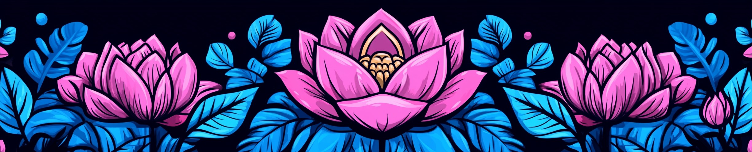 Graphics, Graphic design, Water lilies