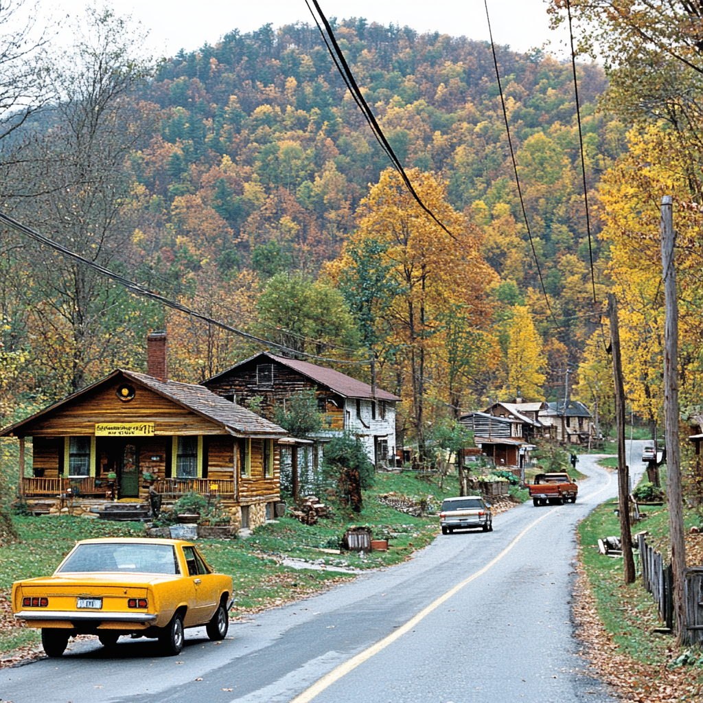 Tree, Car, Hill station, Valley, Village, Mountain Village, Road trip, Truck