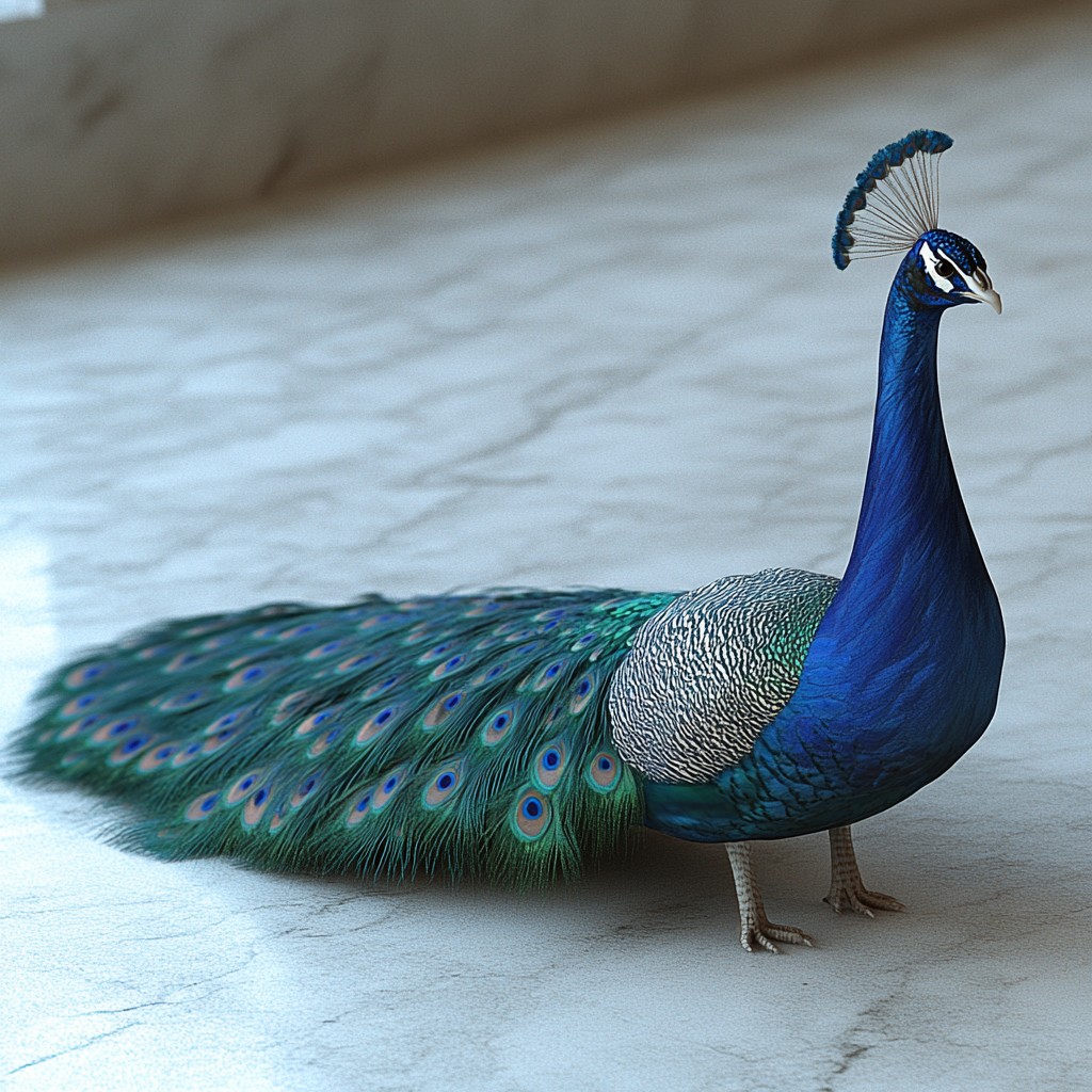 Peafowl, Blue, Bird, Beak, Phasianidae, Landfowl, Wing, Feather, Natural material, Tail, Flightless bird