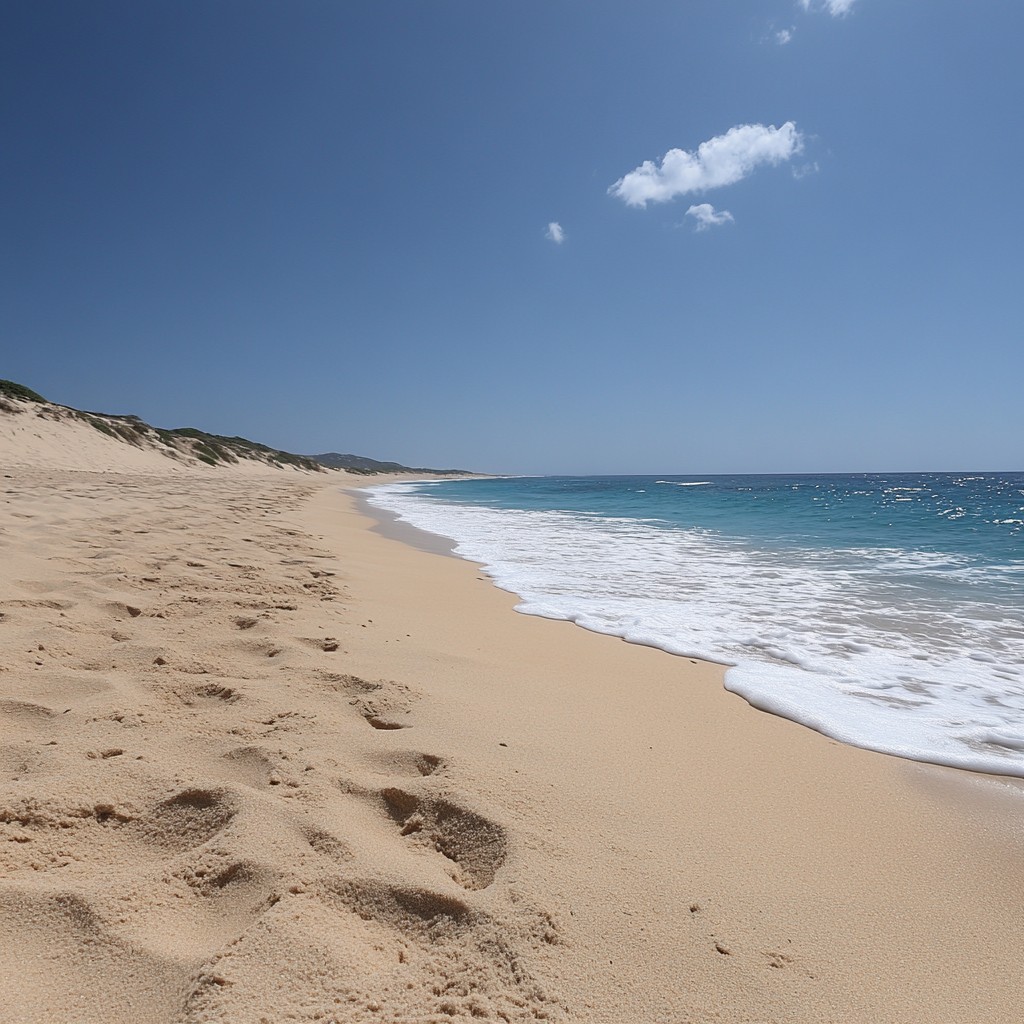 Water, Sky, Cloud, Water resources, Beach, Azure, Fluid, Coastal and oceanic landforms, Wind wave, Tree, Horizon, Waterway, Landscape, Natural landscape, Wind, Sand, Singing sand, Cumulus, Wave, Headland