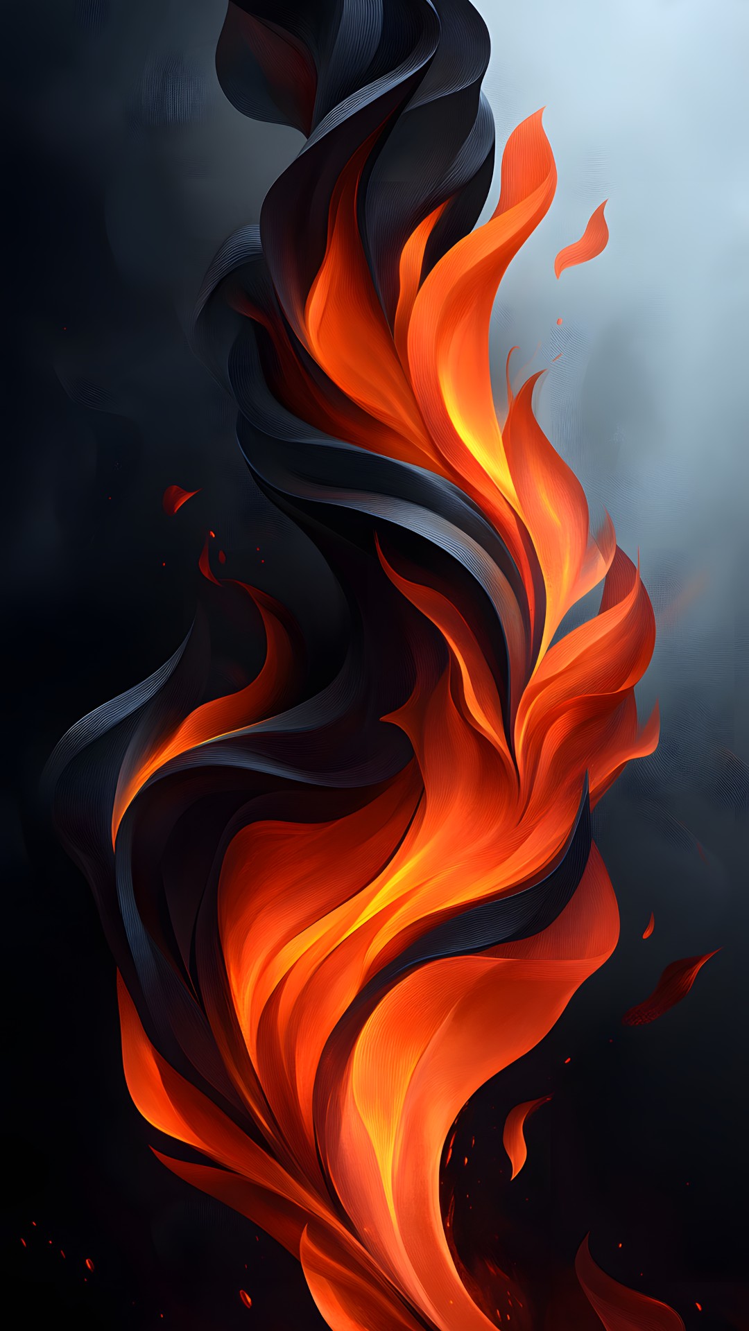 Red, Flame, Orange, Fire, Heat, Design, Graphics, Still life photography, Fractal art, Graphic design, Smoke