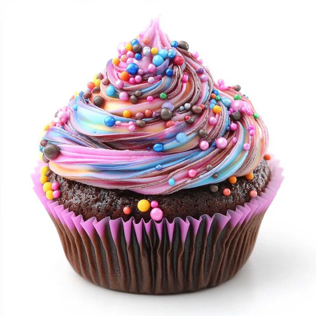 Food, Cupcake, Ingredient, Dessert, Cake, Baking Cup, Cake decorating, Buttercream, Cake Decorating Supply, Baking, Finger food, Sprinkles, Pink, Cream, Icing, Recipe, Chocolate, Dairy product, Cooking, Sugar cake