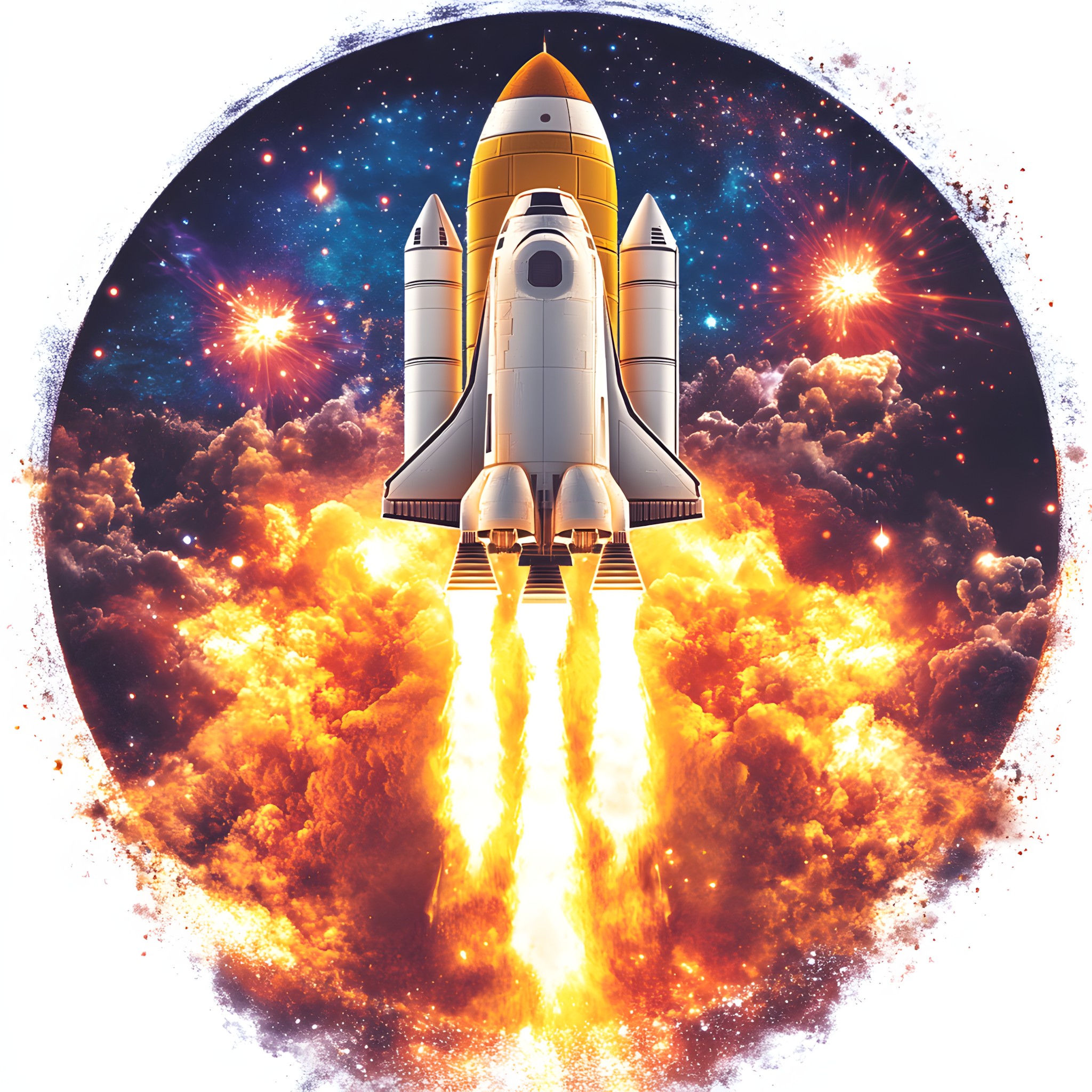 Spacecraft, Rocket, Space Shuttle program, Outer space, Aerospace Engineering, Astronomical object, Universe, Spaceplane, Flame, Fire, Star, Graphics, Science, Astronomy, Galaxy, Clip art, Graphic design