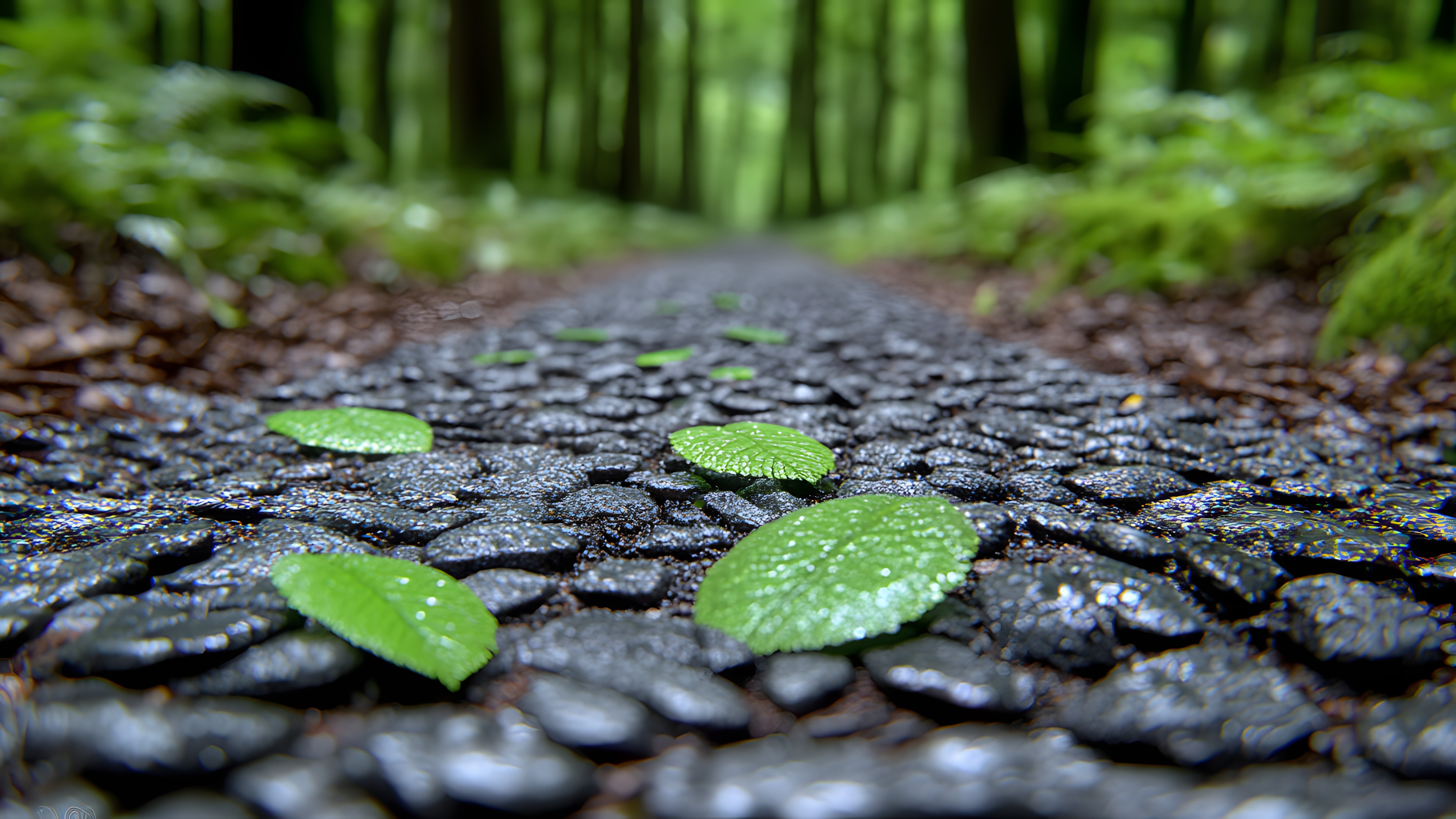 Green, Leaf, Groundcover, Moss, Bryophyte, Old-growth forest, Liverworts, Shadow