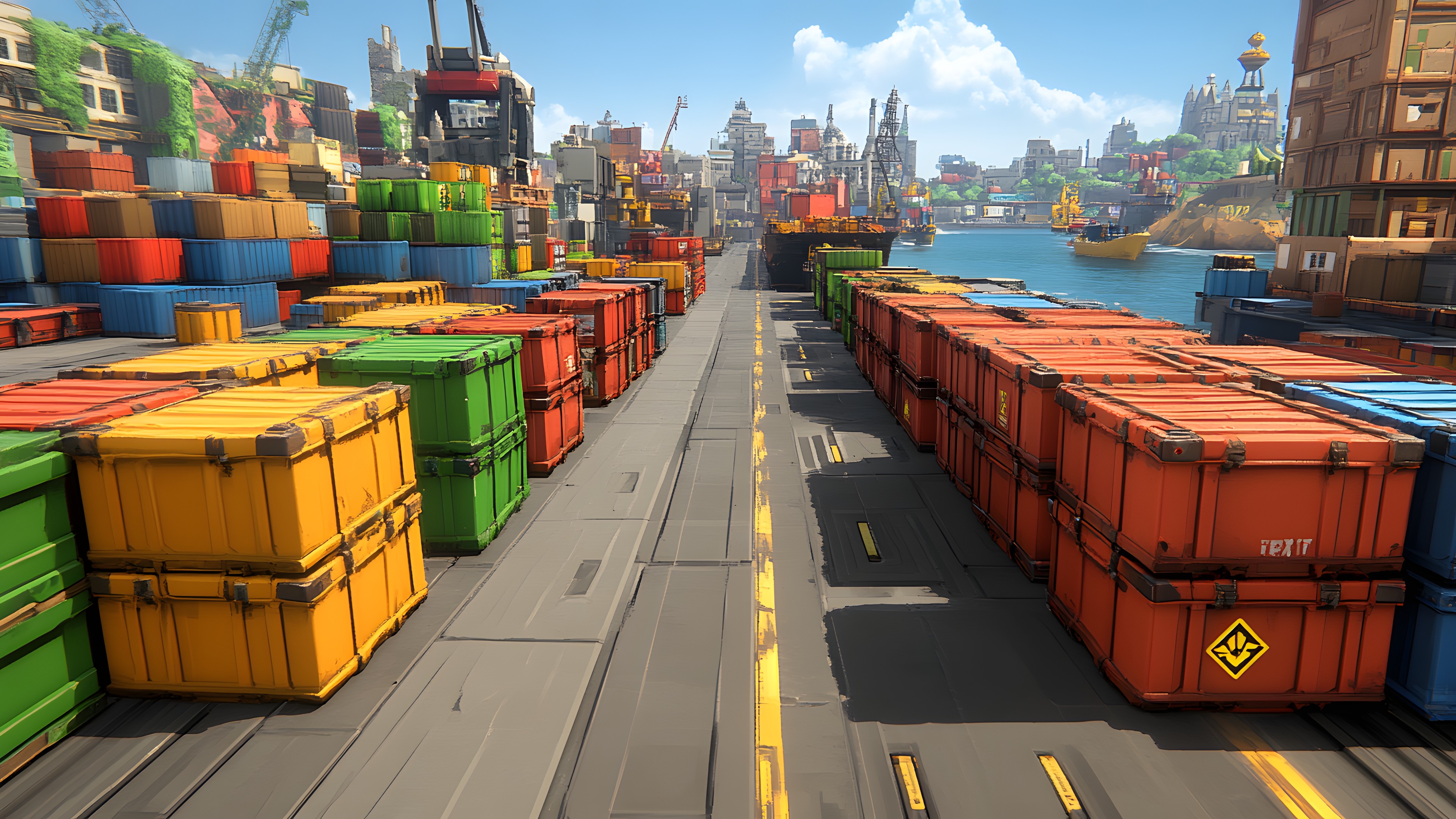 Shipping container, Freight transport, Cargo, PC game, Video Game Software, Animation, Truck