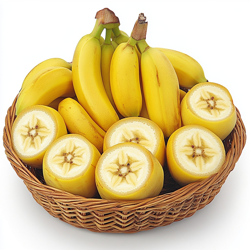 Food, Fruit, Banana, Produce, Yellow, Bananas, Natural foods, Cooking banana, Ingredient, Saba banana, Matoke, Superfood, Food group, Staple food, Zingiberales, Seedless fruit