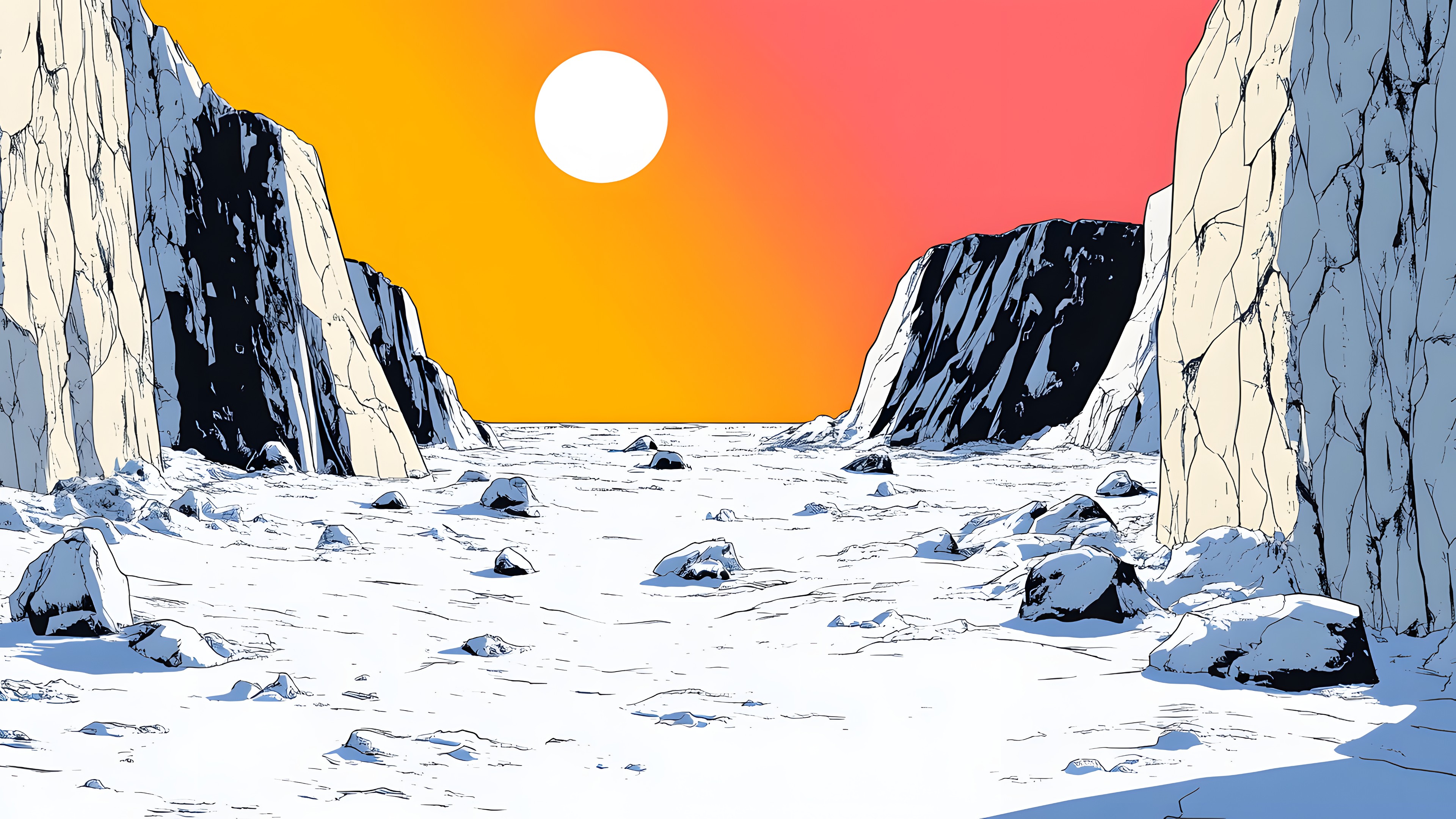 Ice cap, Glacial landform, Winter, Glacier, Outcrop, Freezing, Arctic, Tundra, Snow, Ice